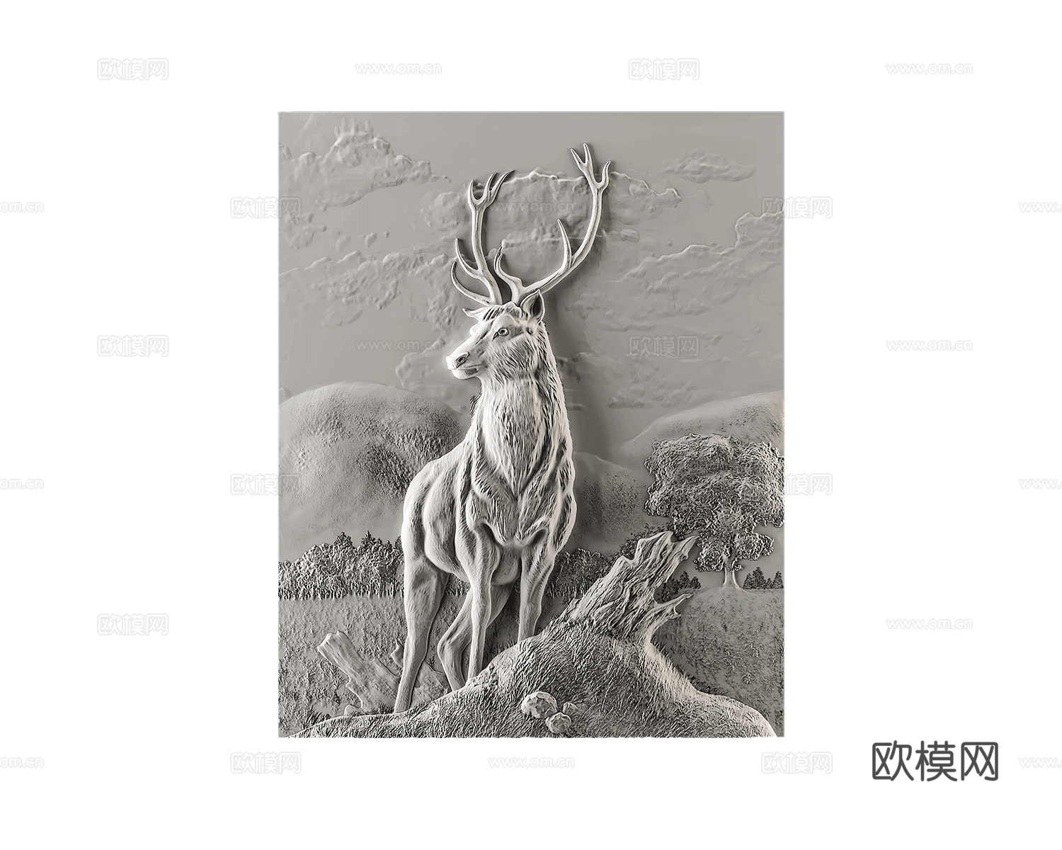 Wall Deco 壁画3d模型下载