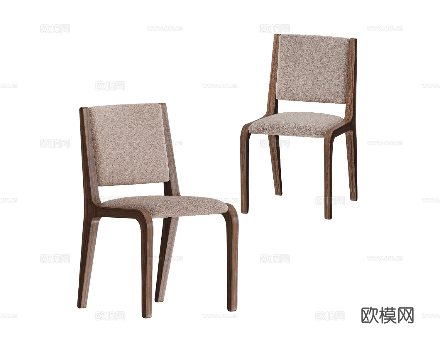 Paolo Castelli 餐椅3d模型下载