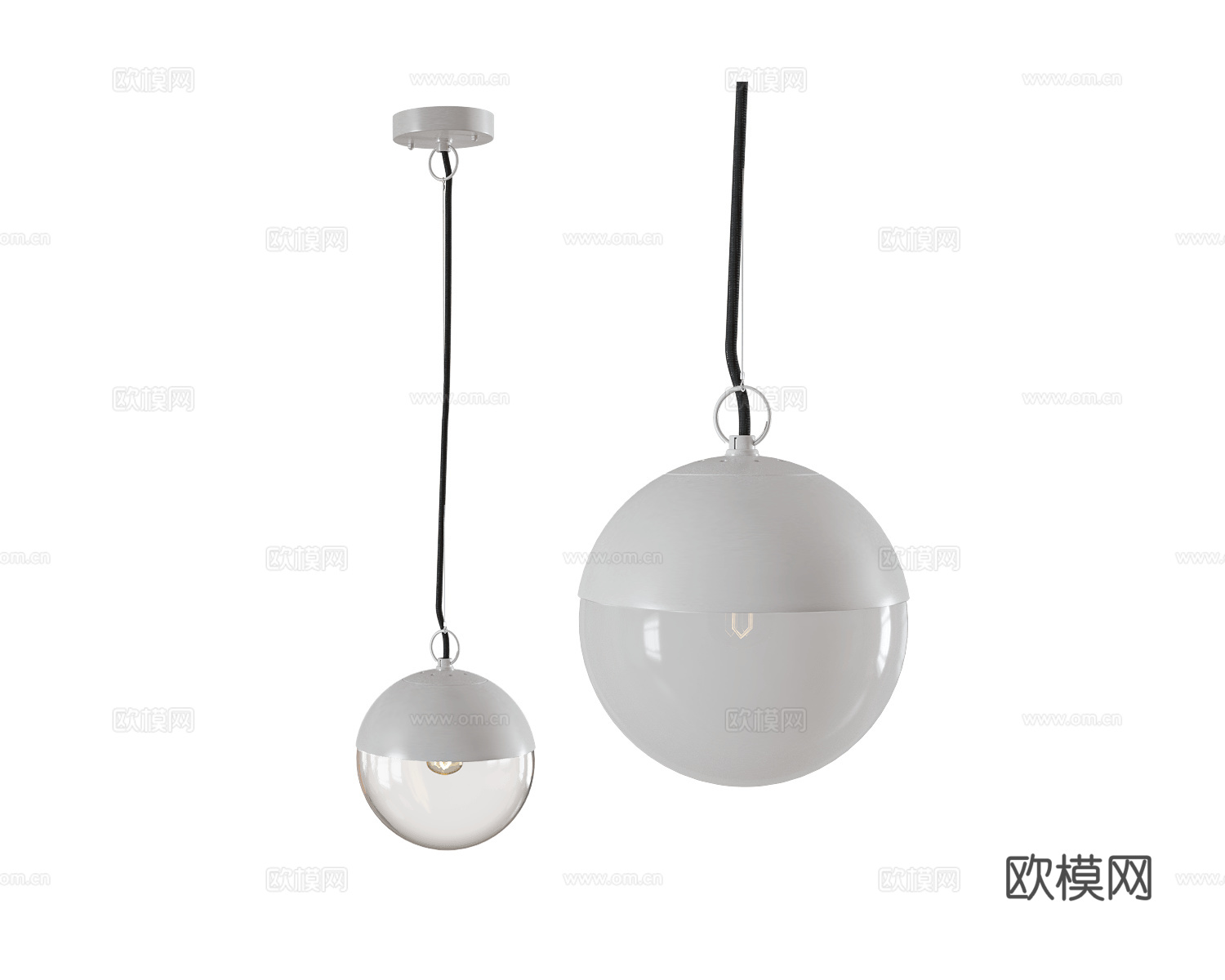 Pikart 吊灯3d模型下载（渲染图1）