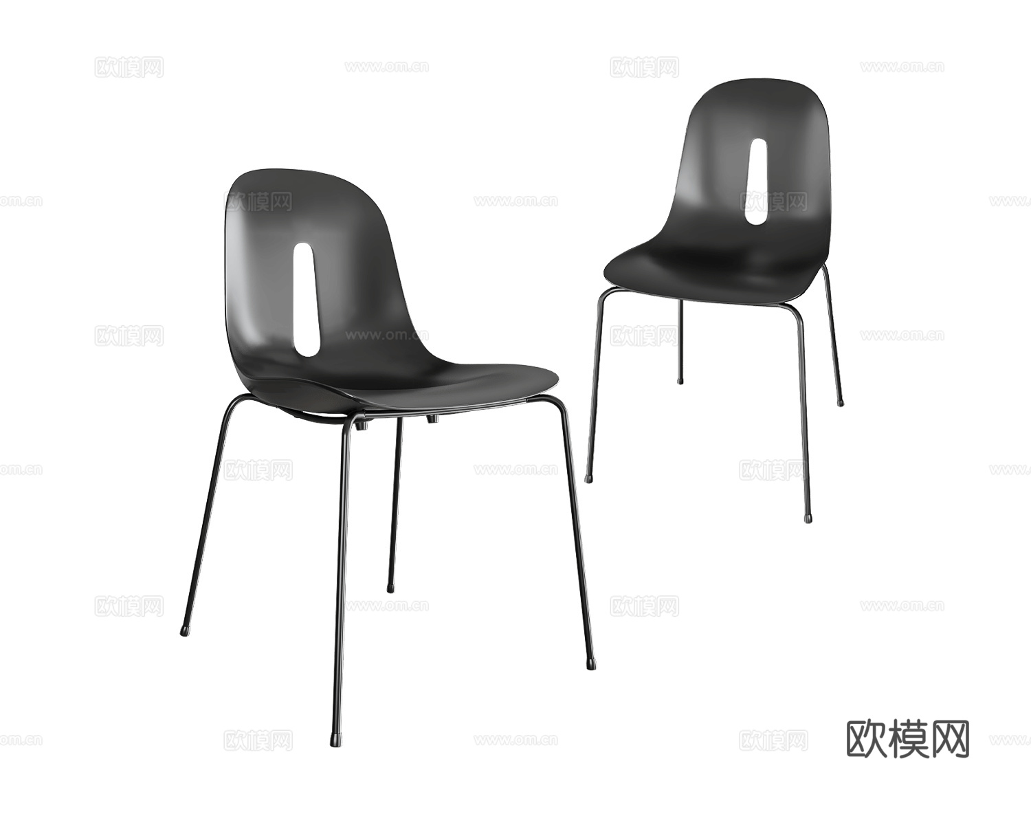 Chairs & More 餐椅3d模型下载