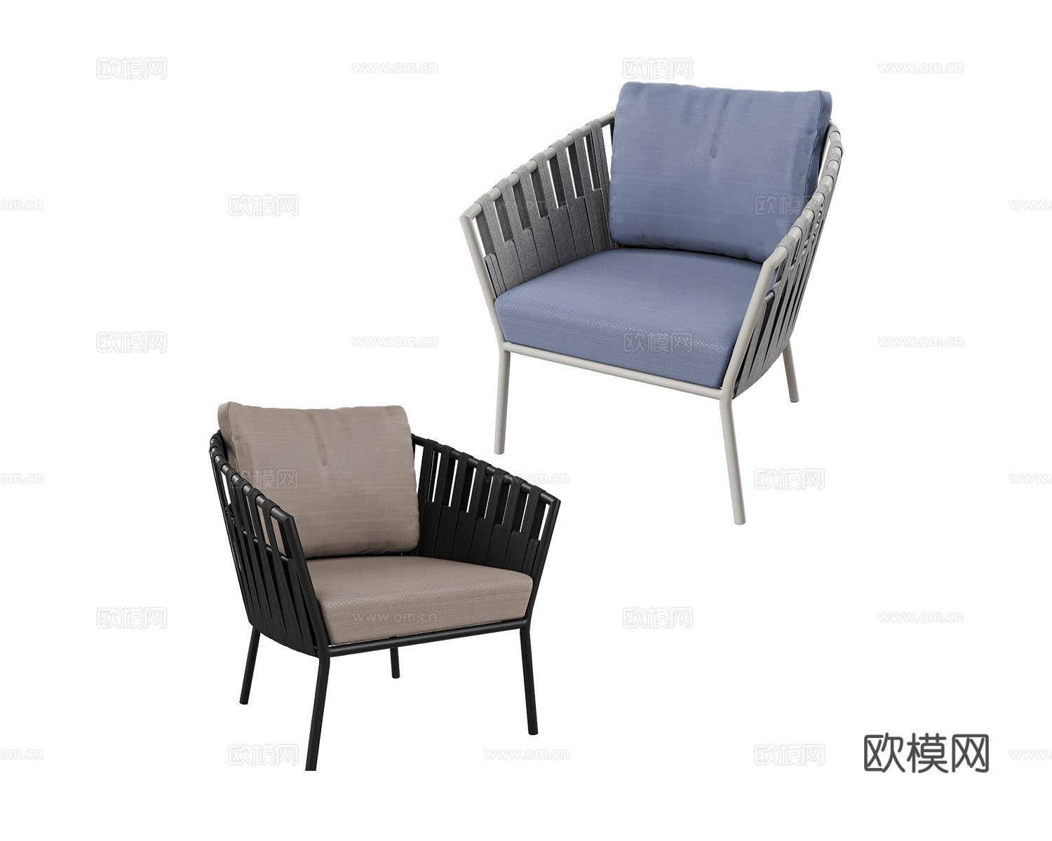 AURICA 意式餐椅3d模型下载