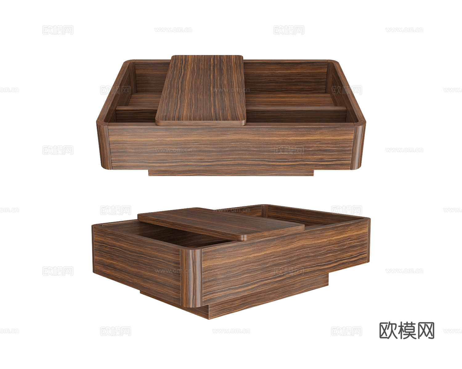 CasaDesús 原木风茶几3d模型下载