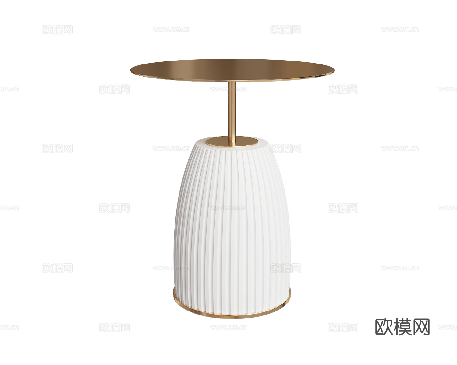 Paolo Castelli 圆形餐桌3d模型下载（渲染图2）
