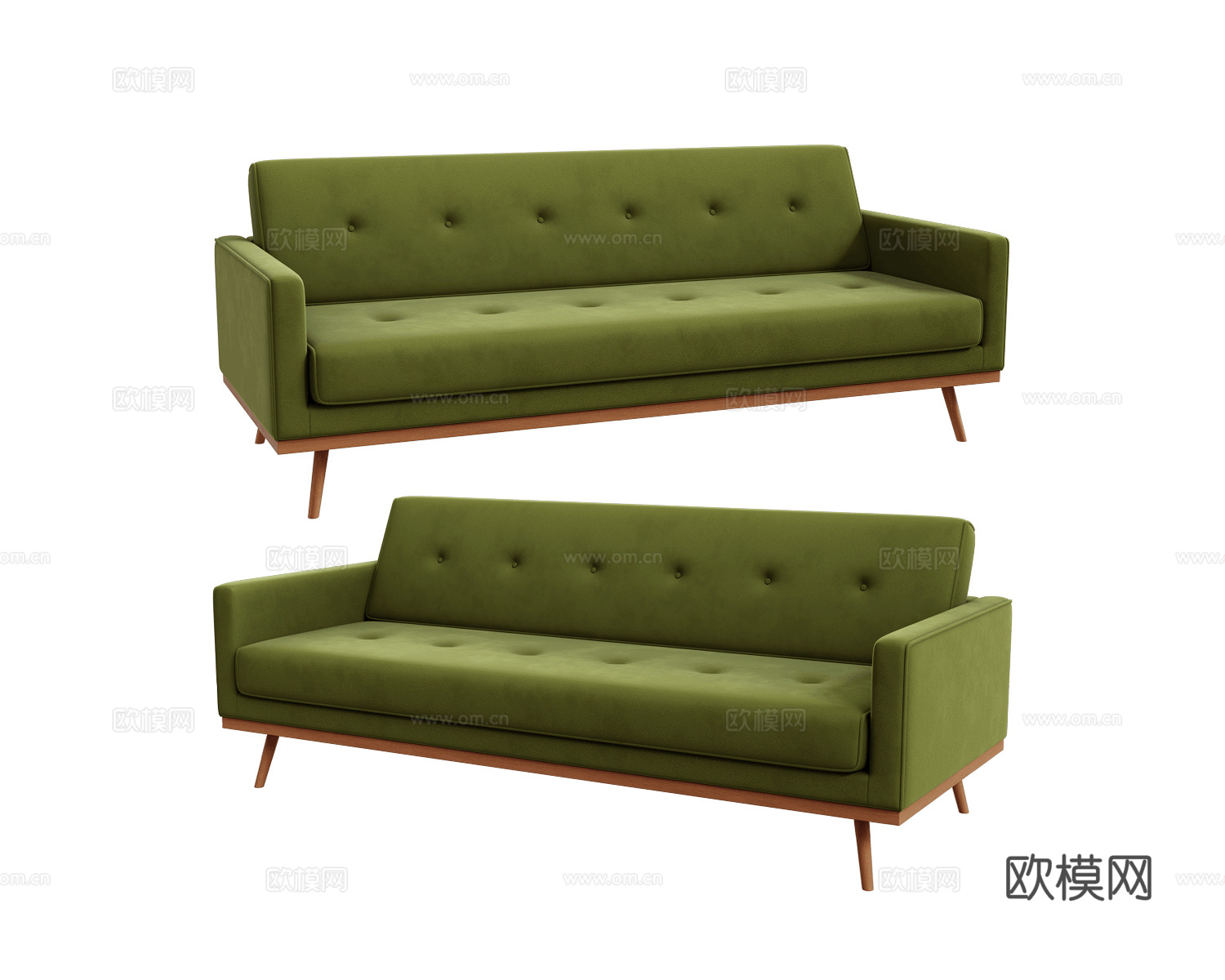 Scandicsofa 多人沙发3d模型下载