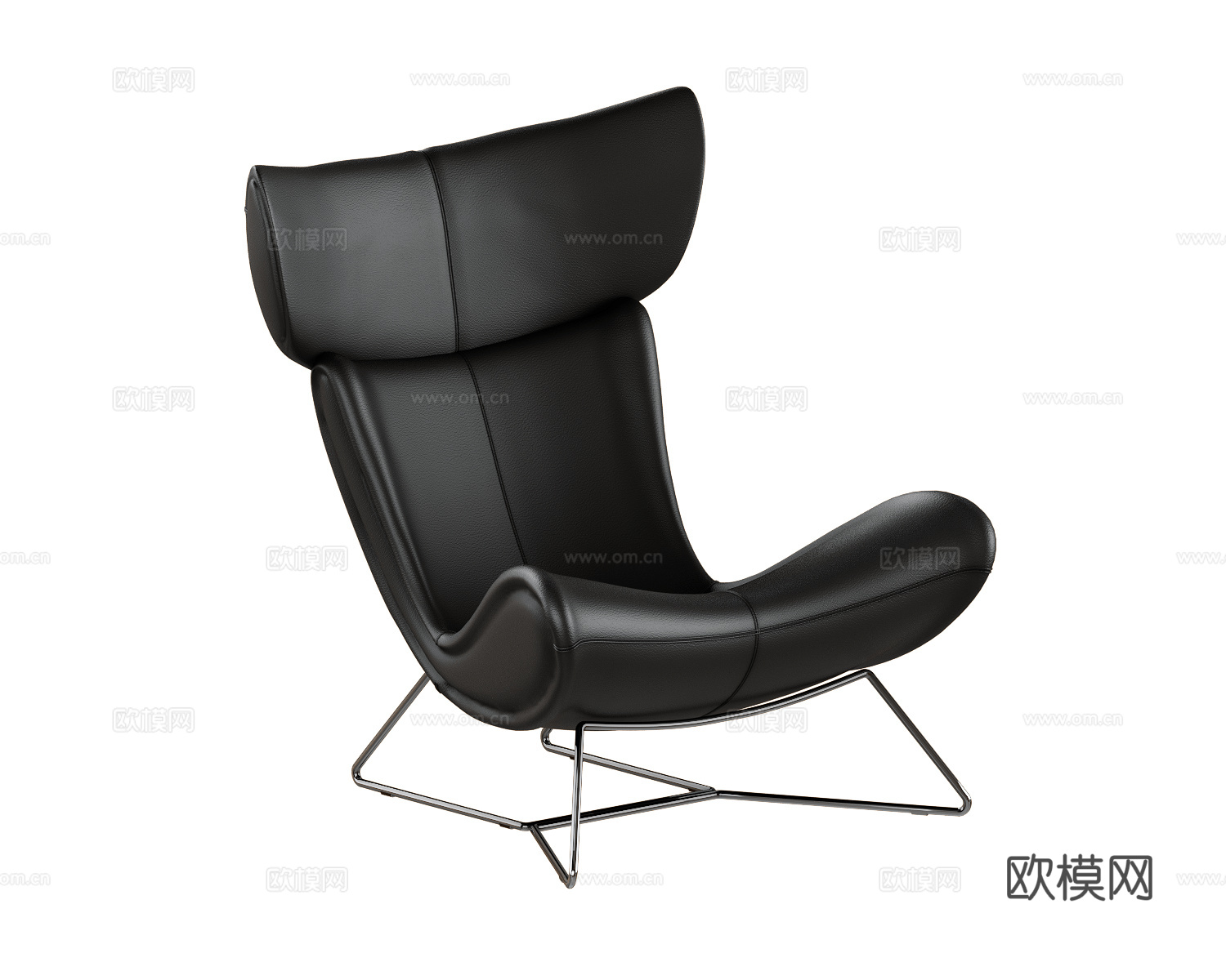 BoConcept 老板椅 办公椅3d模型下载（渲染图2）