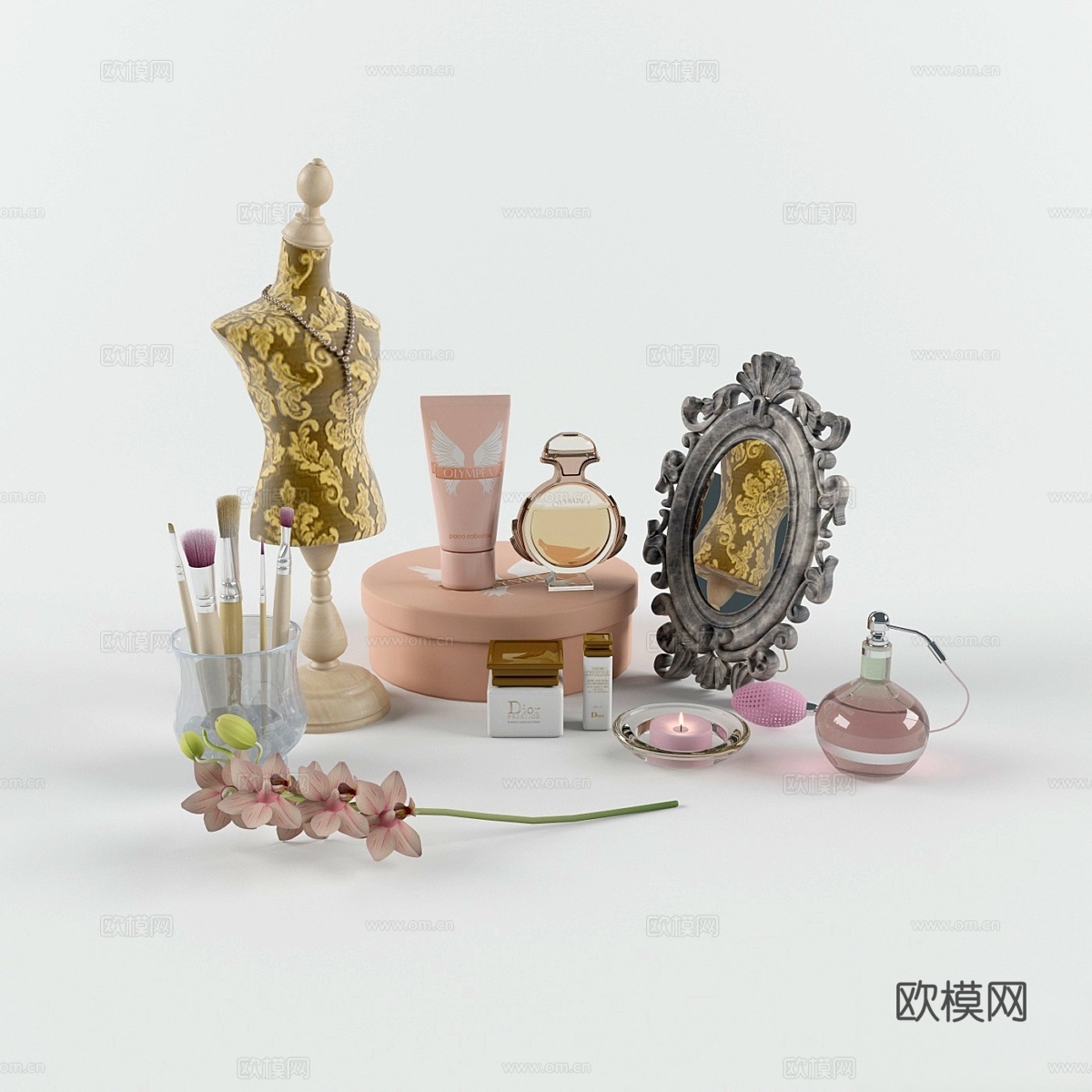 装饰套装（砧板）3d模型下载