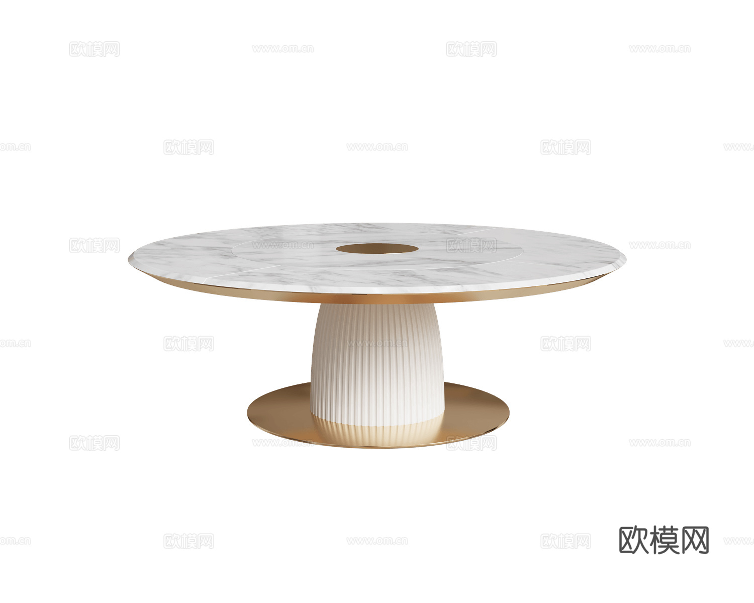 Paolo Castelli 意式圆餐桌3d模型下载