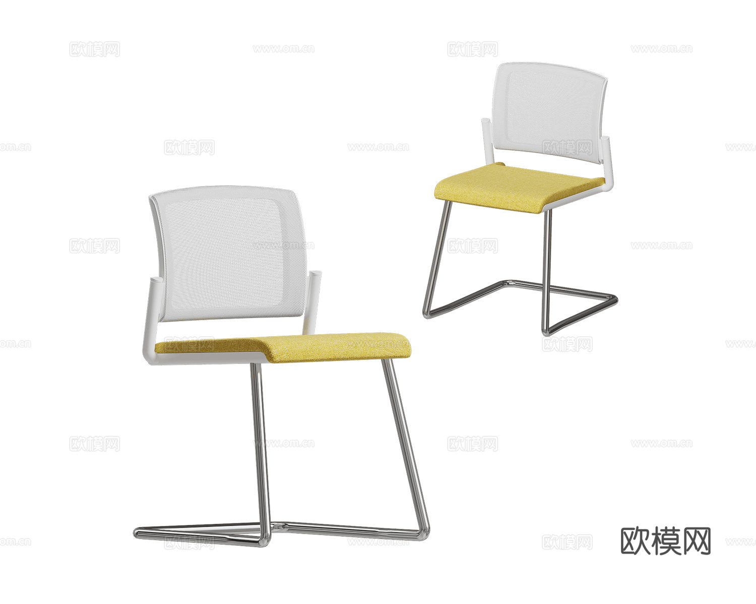 Milani 办公椅 会议椅3d模型下载