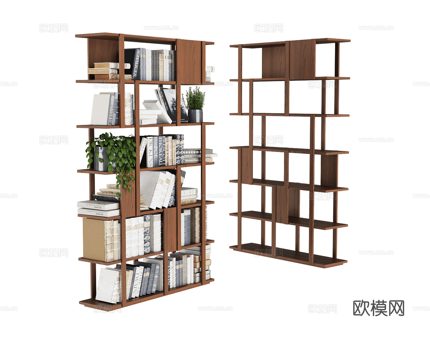 Pacini & Cappellini 书架 书柜3d模型下载