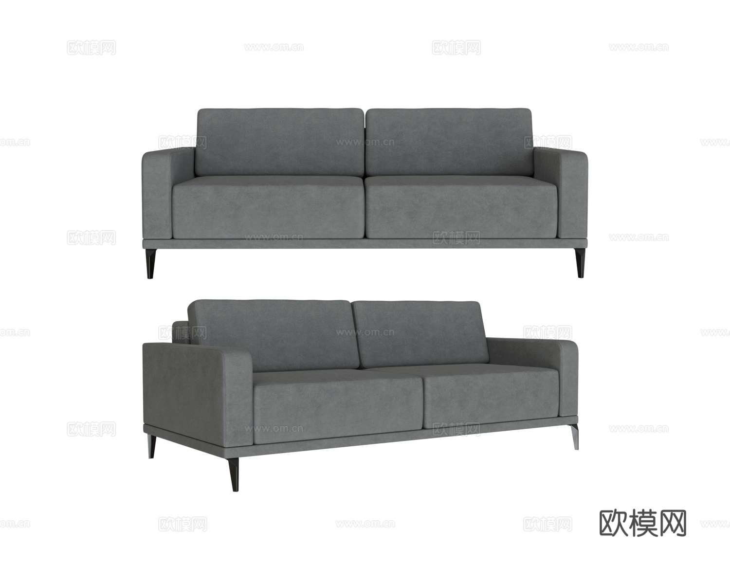 Masterfabrik 双人沙发3d模型下载