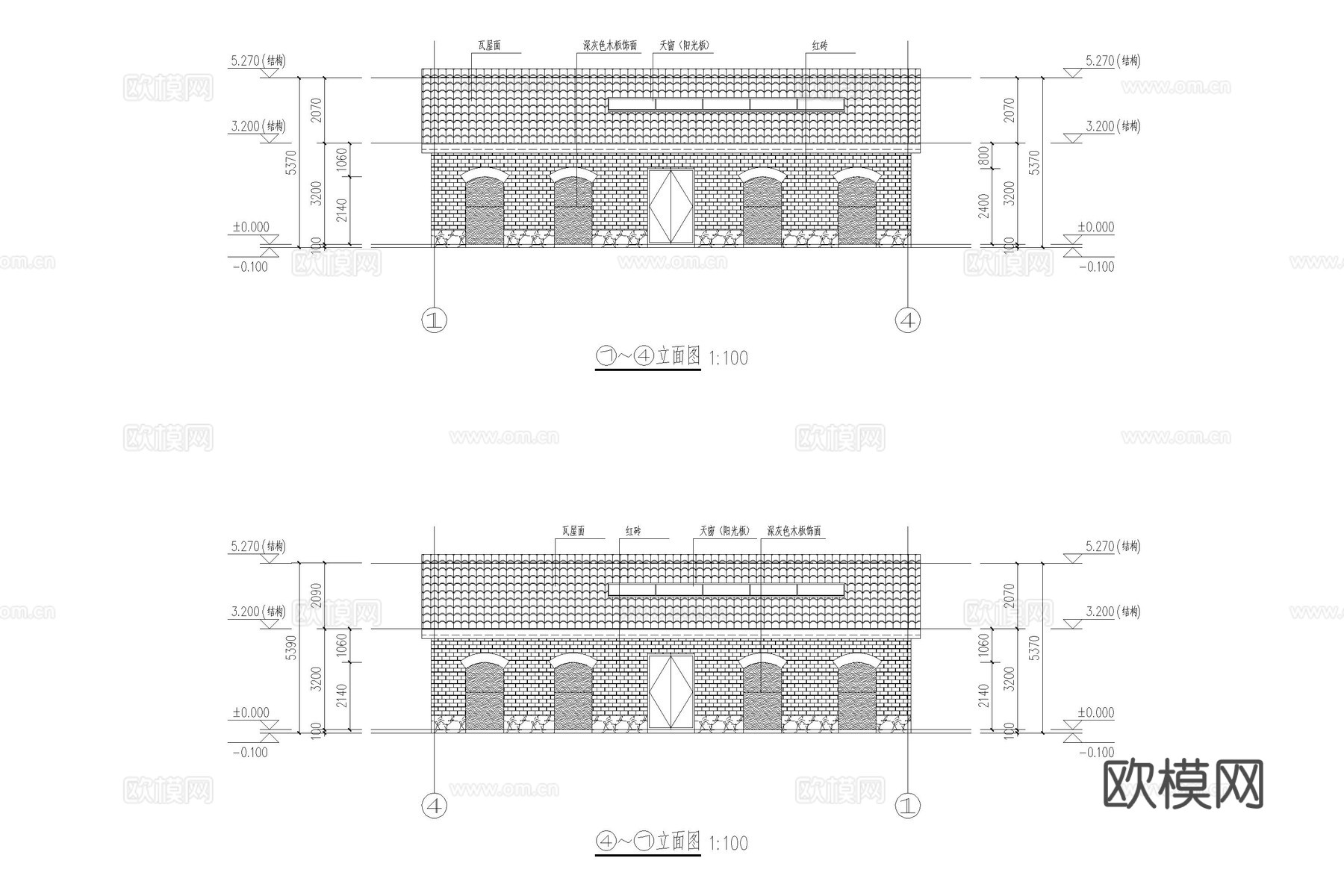 马厩 马场 马匹养殖场 马圈 马匹训练场cad施工图