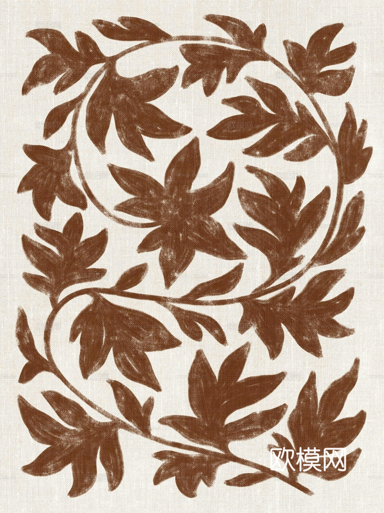 中古风现代复古挂画 简约挂画 艺术挂画 彩色挂画