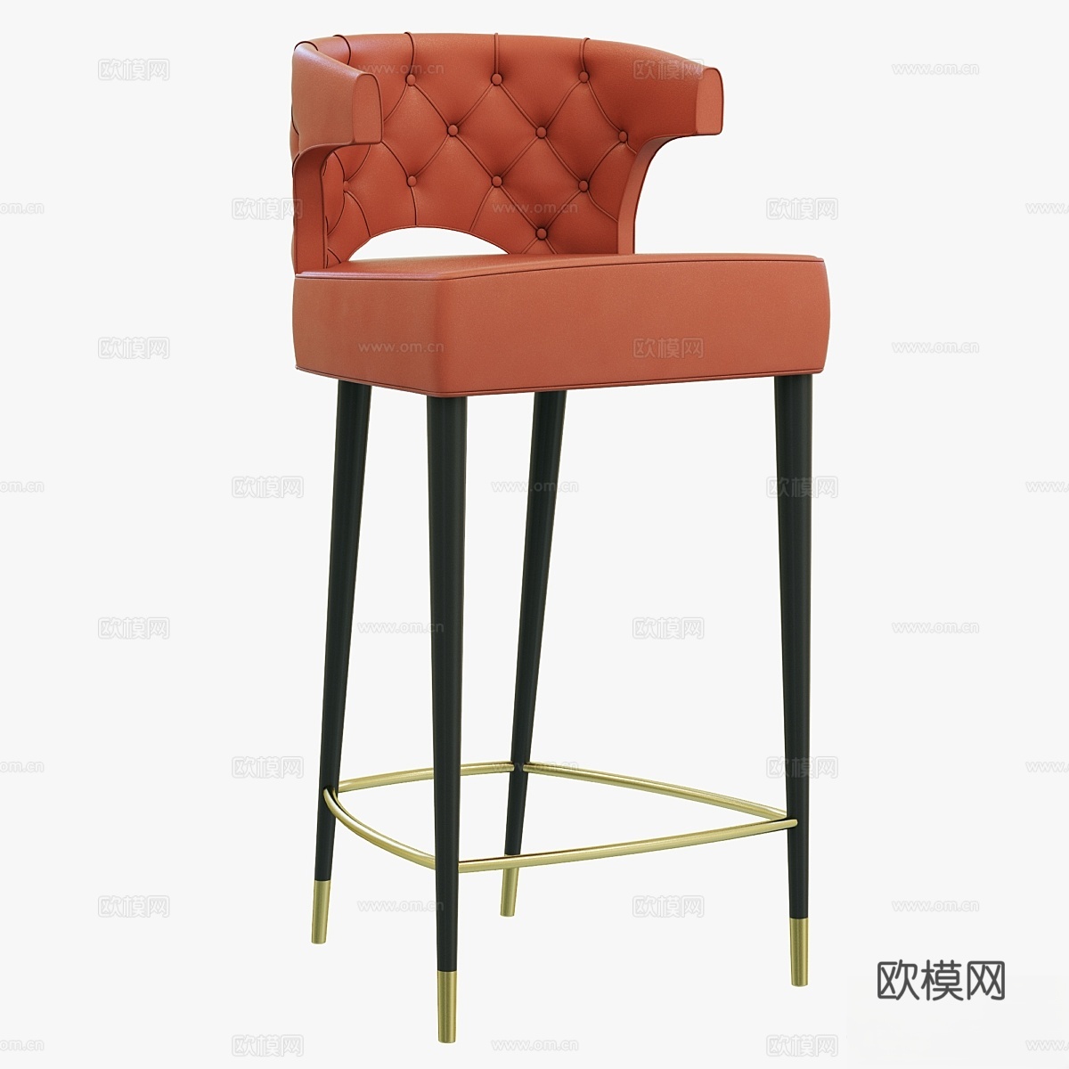 布拉布堪萨斯吧椅3d模型下载