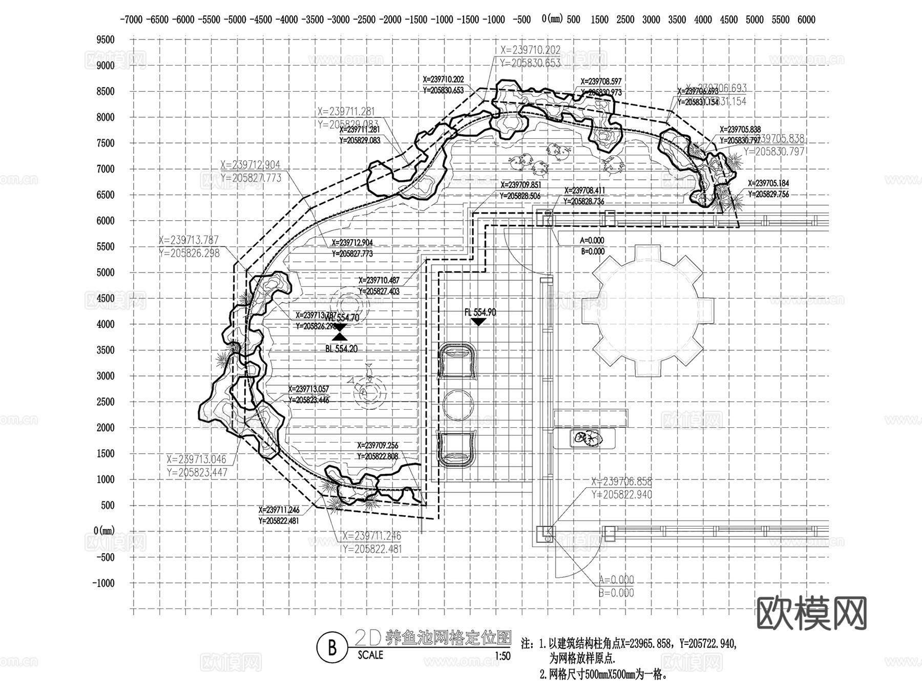成都绿城多利桃花源农庄样板区景观设计CAD施工图全套cad施工图