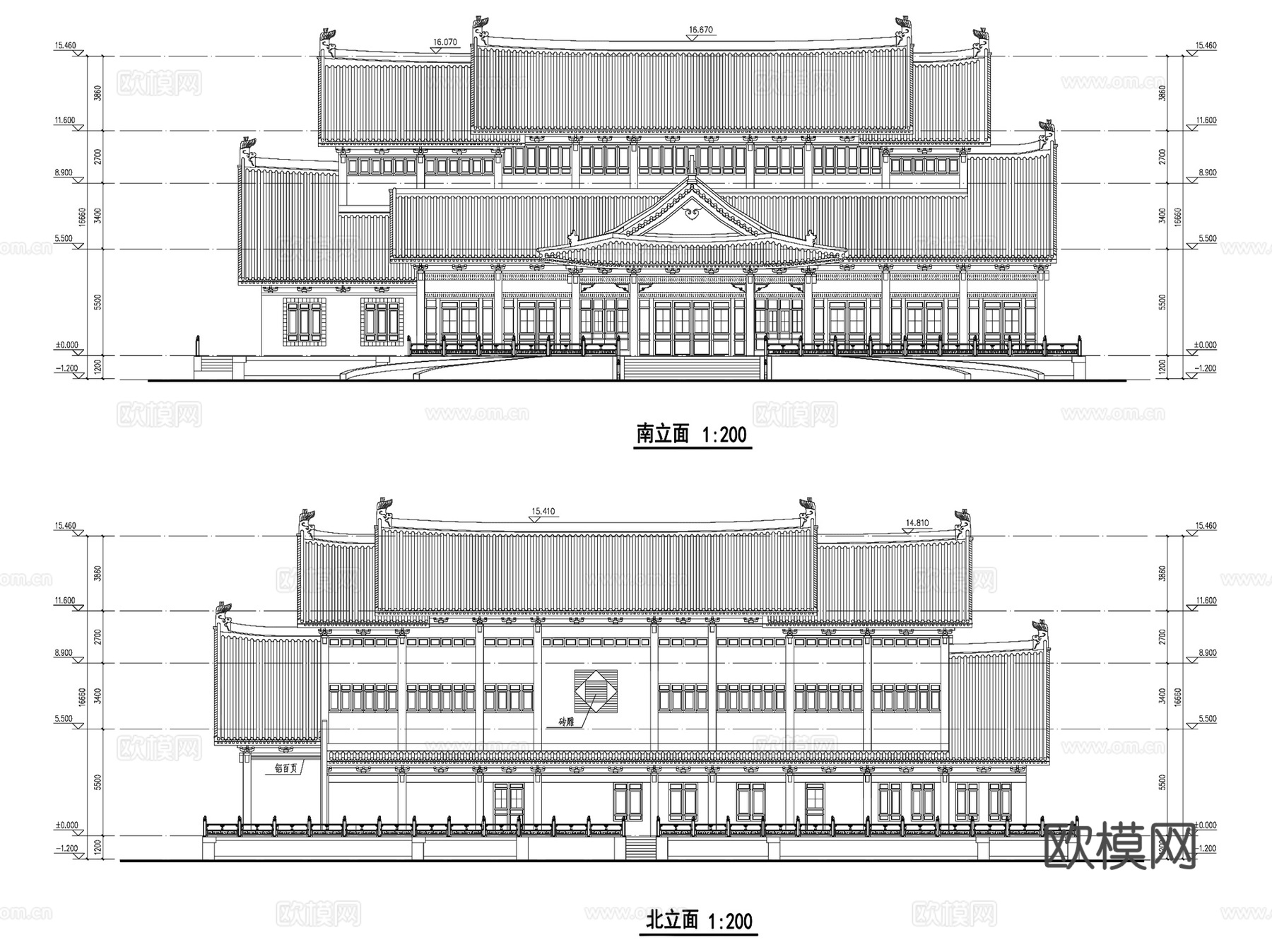博物馆展览馆展厅建筑CAD施工图集 70套cad施工图