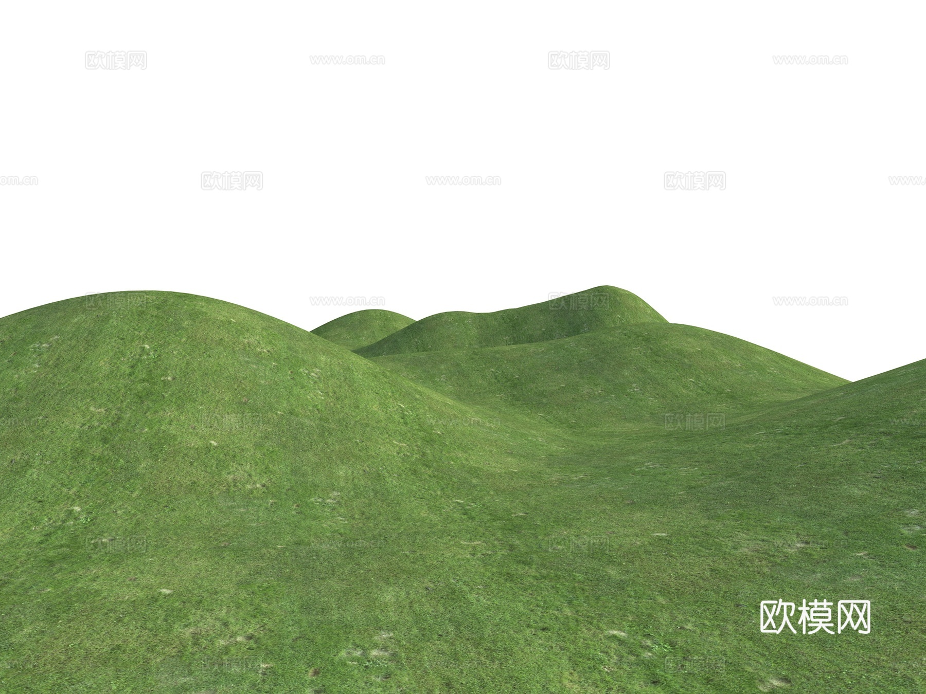 现代景观群山 山体地形 山地公园地形 山脉 背景山 自然山体su模型