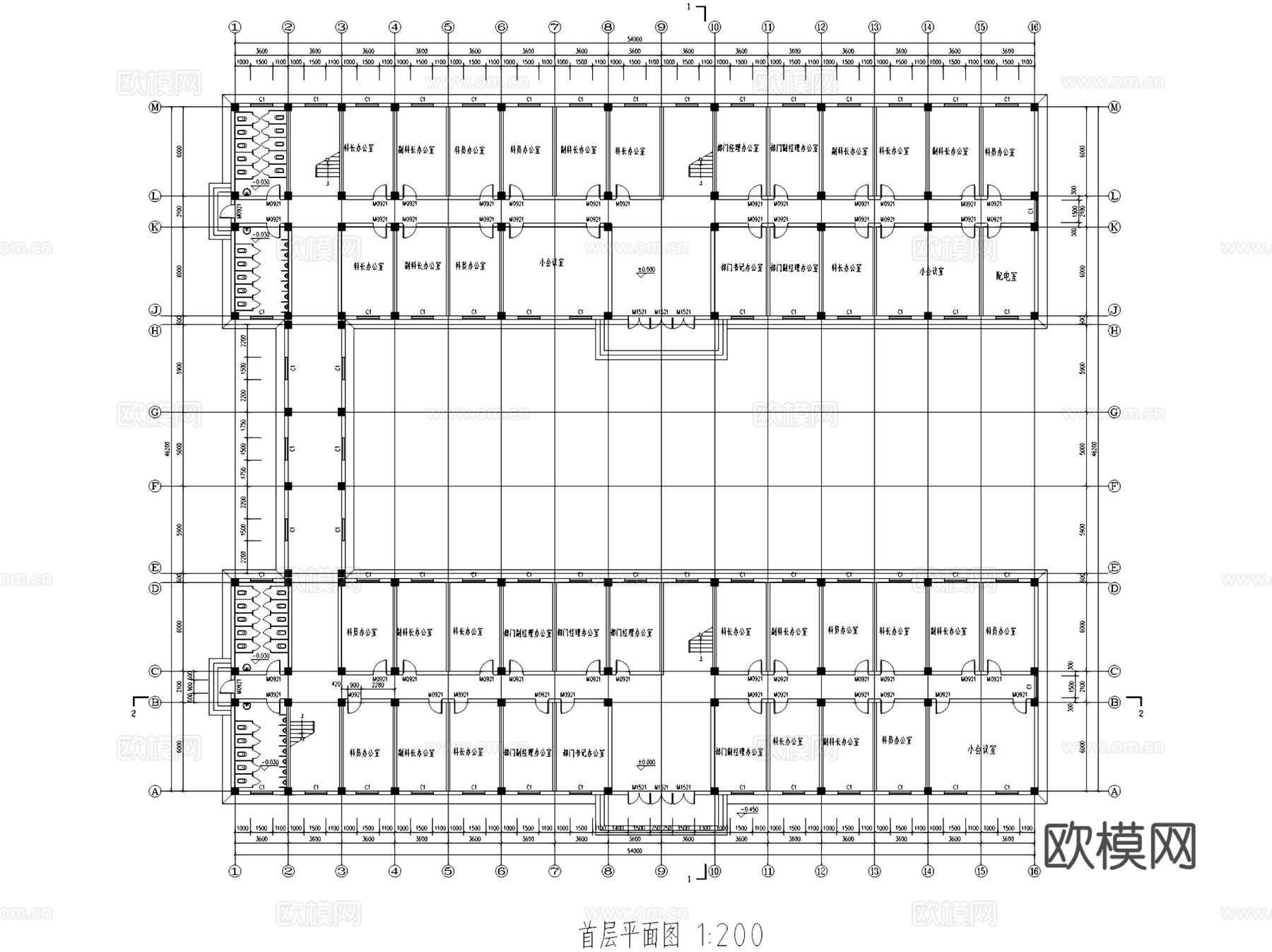 多层高层办公楼写字楼建筑CAD施工图集 84套cad施工图