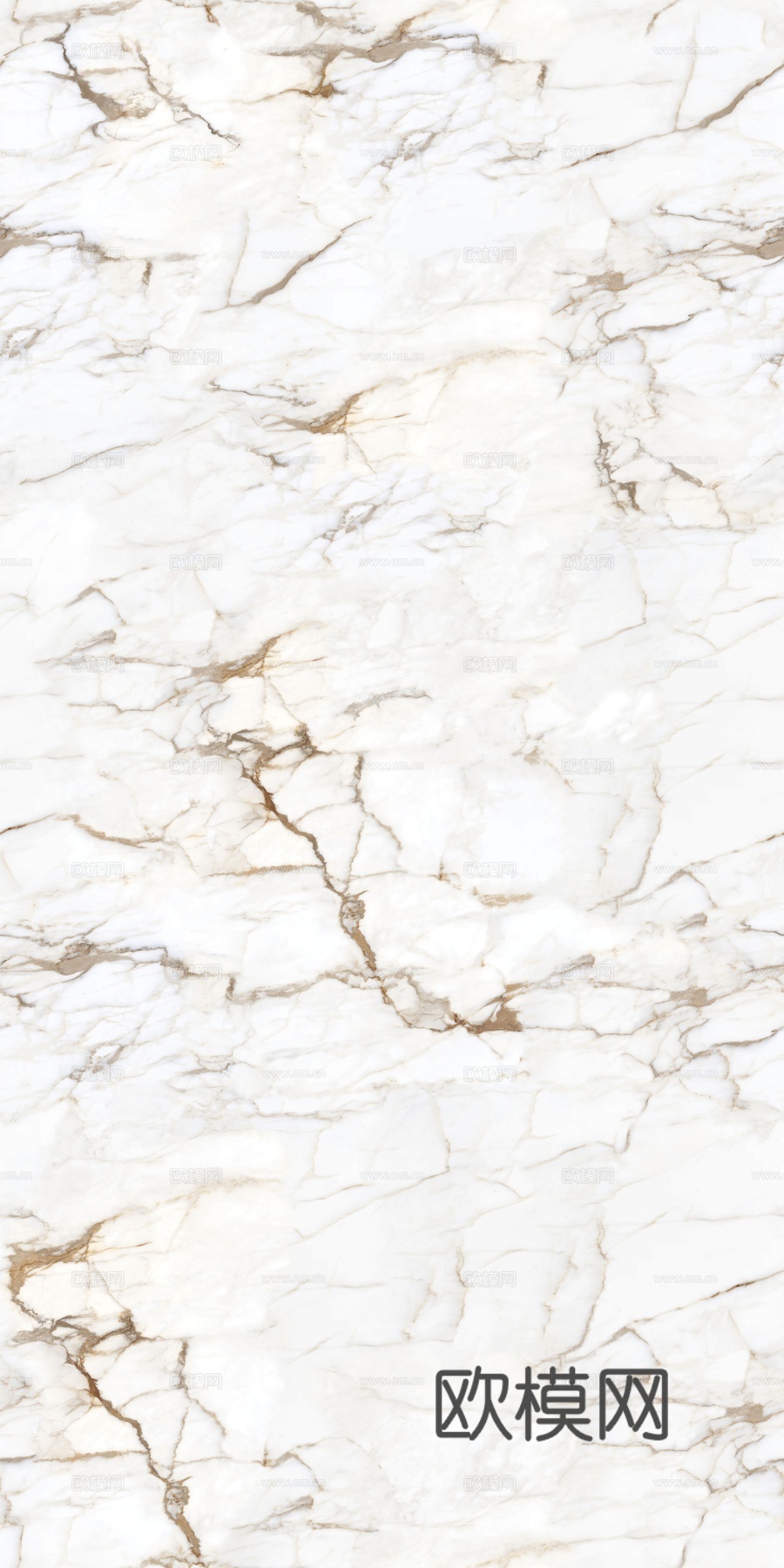 无缝鱼肚白金色连纹大理石岩板