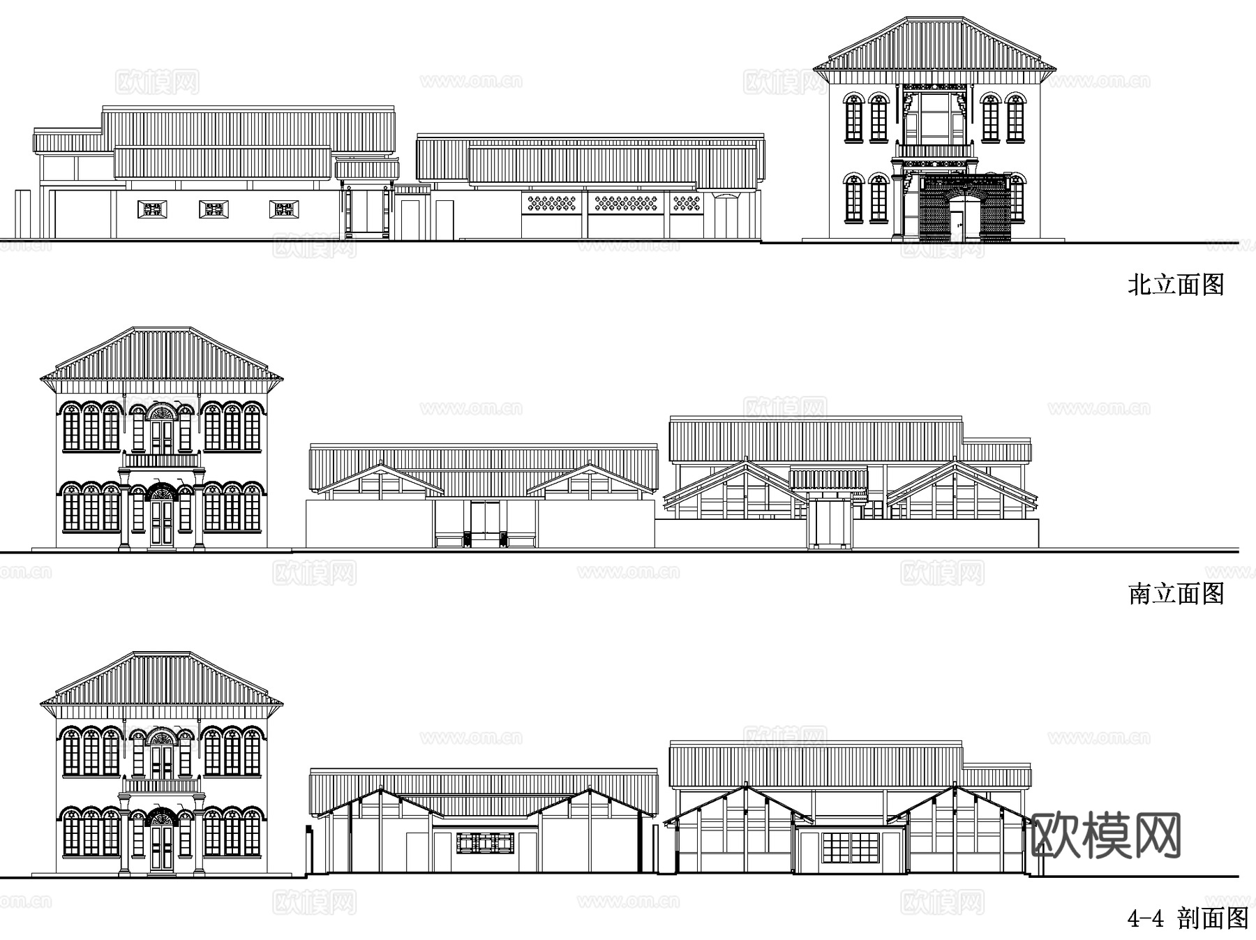 成都宽窄巷子历史文化保护街区建筑改造CAD施工图全套cad施工图