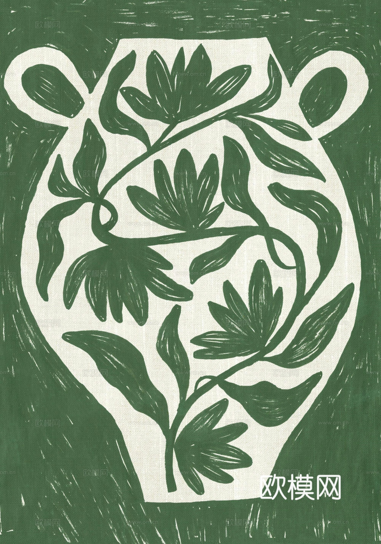 中古风现代复古挂画 简约挂画 艺术挂画 彩色挂画