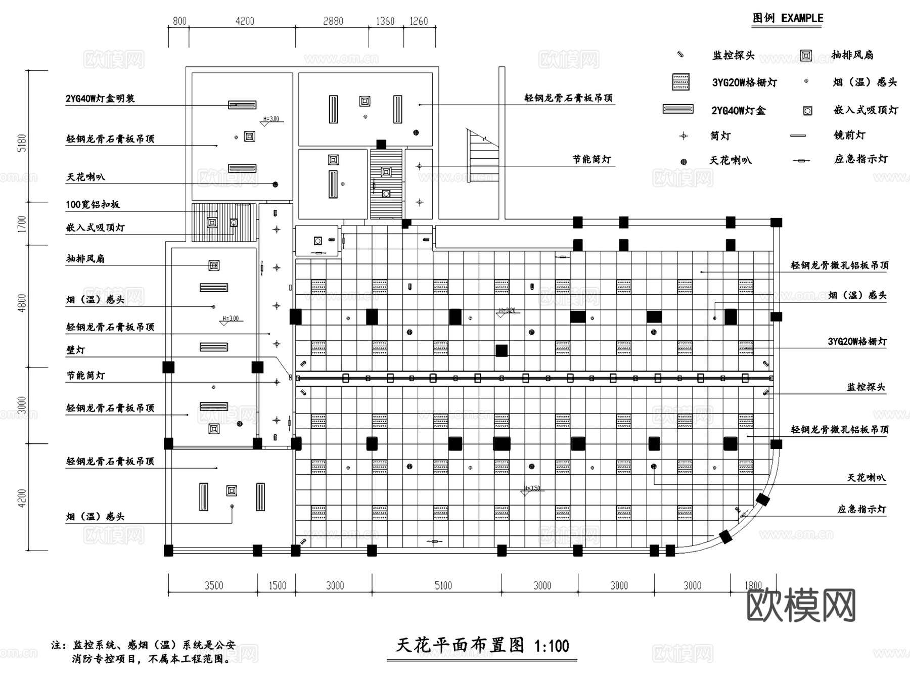 宜昌商业银行东湖支行室内装饰CAD施工图全套cad施工图