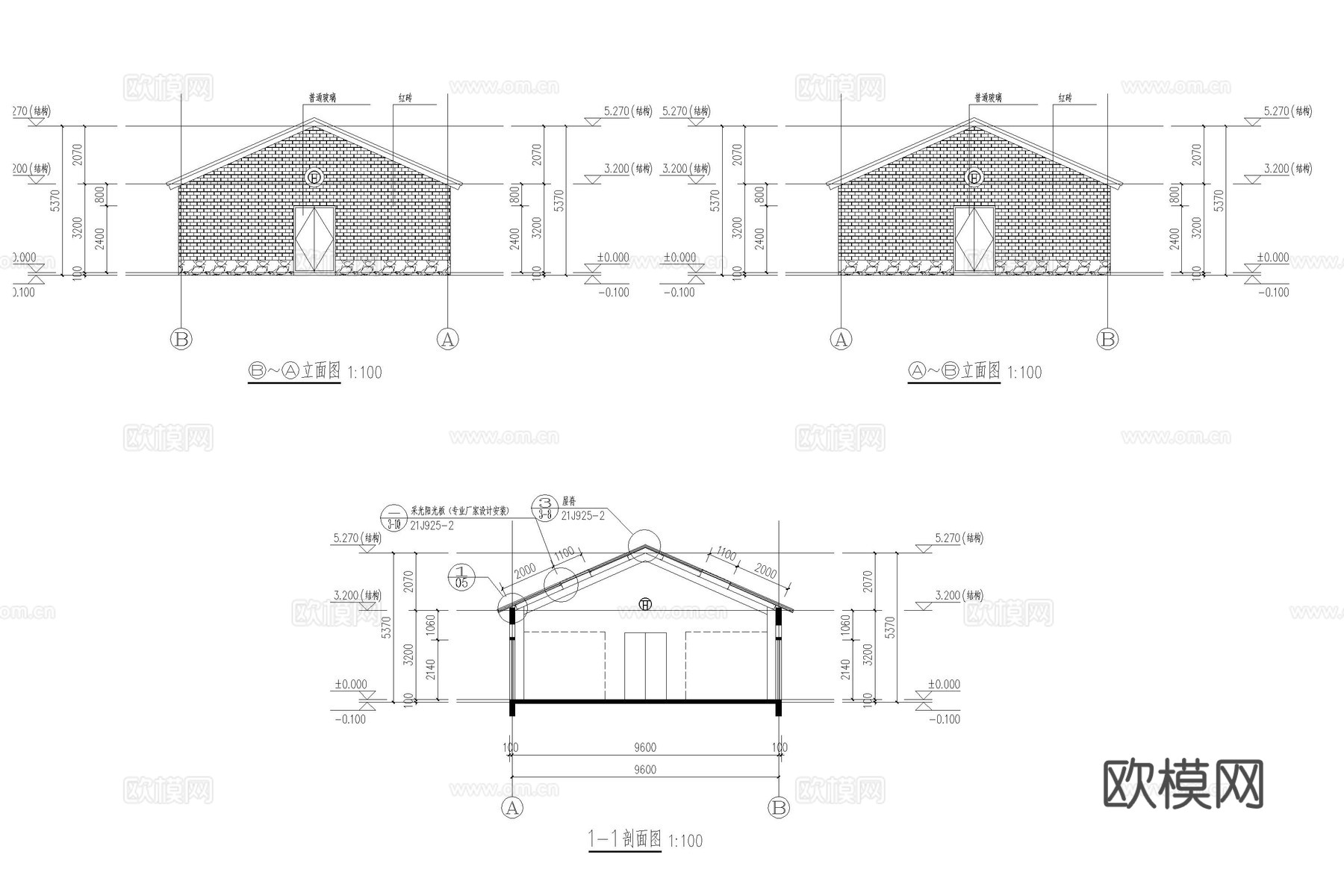马厩 马场 马匹养殖场 马圈 马匹训练场cad施工图