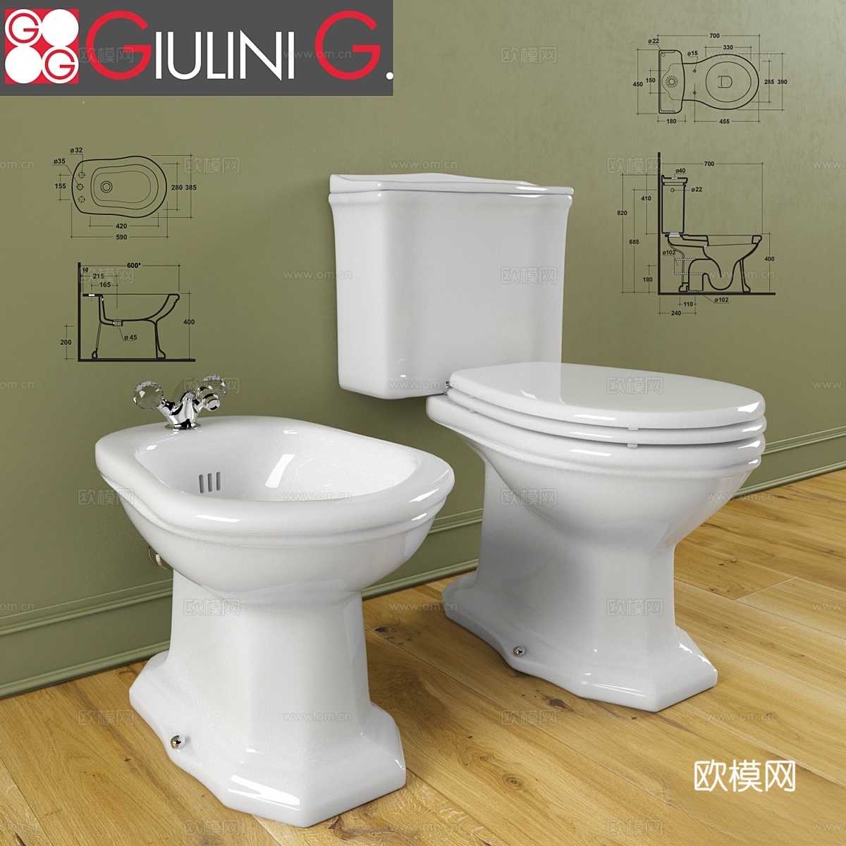 朱利尼G系列 - 帝国风格-3d模型下载