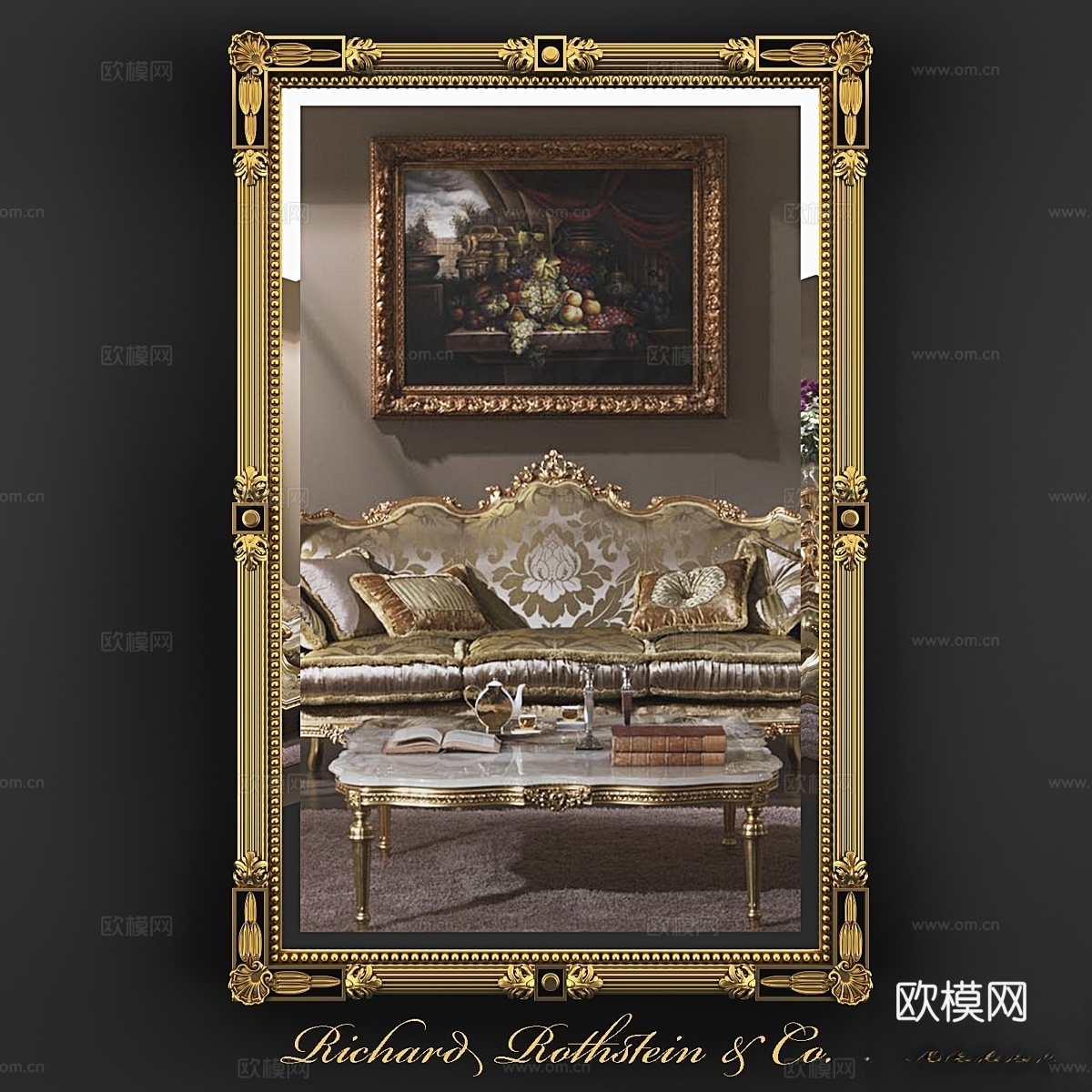 黑金联邦风格镜3d模型下载