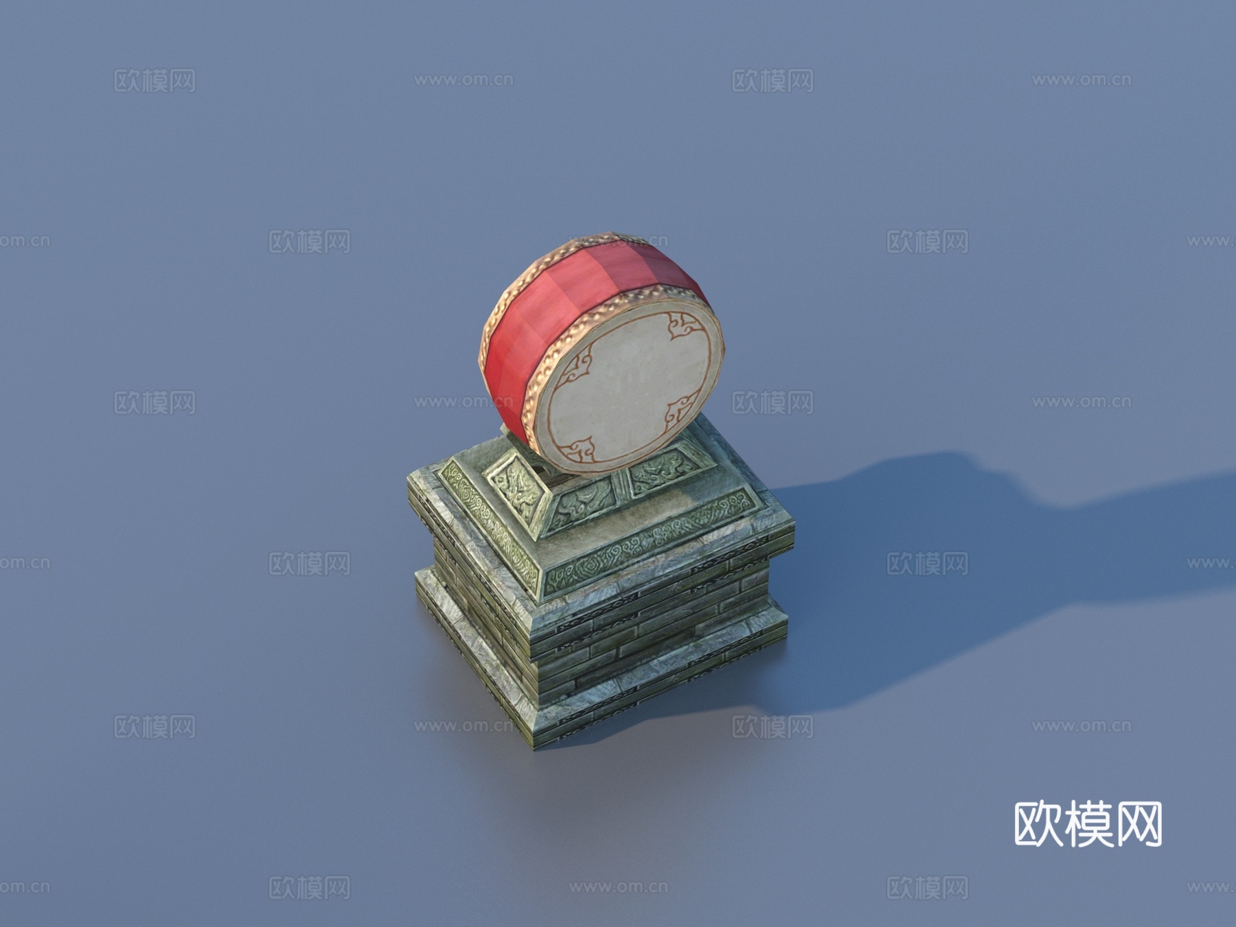 鼓 古鼓 游戏道具3d模型3d模型