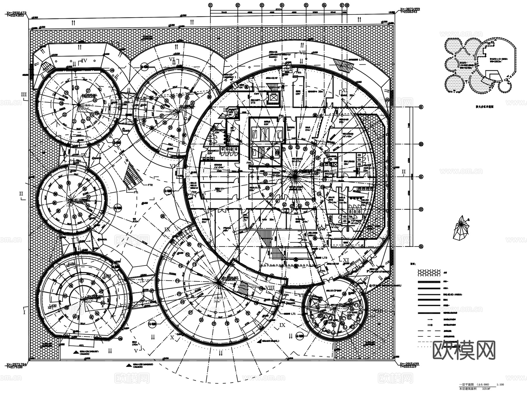 博物馆展览馆展厅建筑CAD施工图集 70套cad施工图