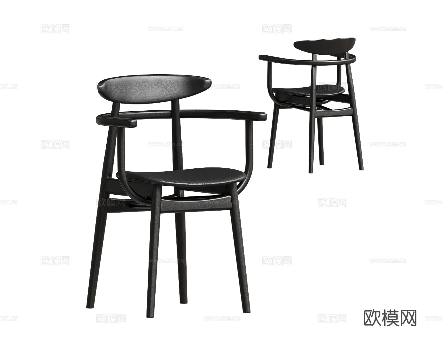 Vincent Sheppard 中古风餐椅3d模型下载