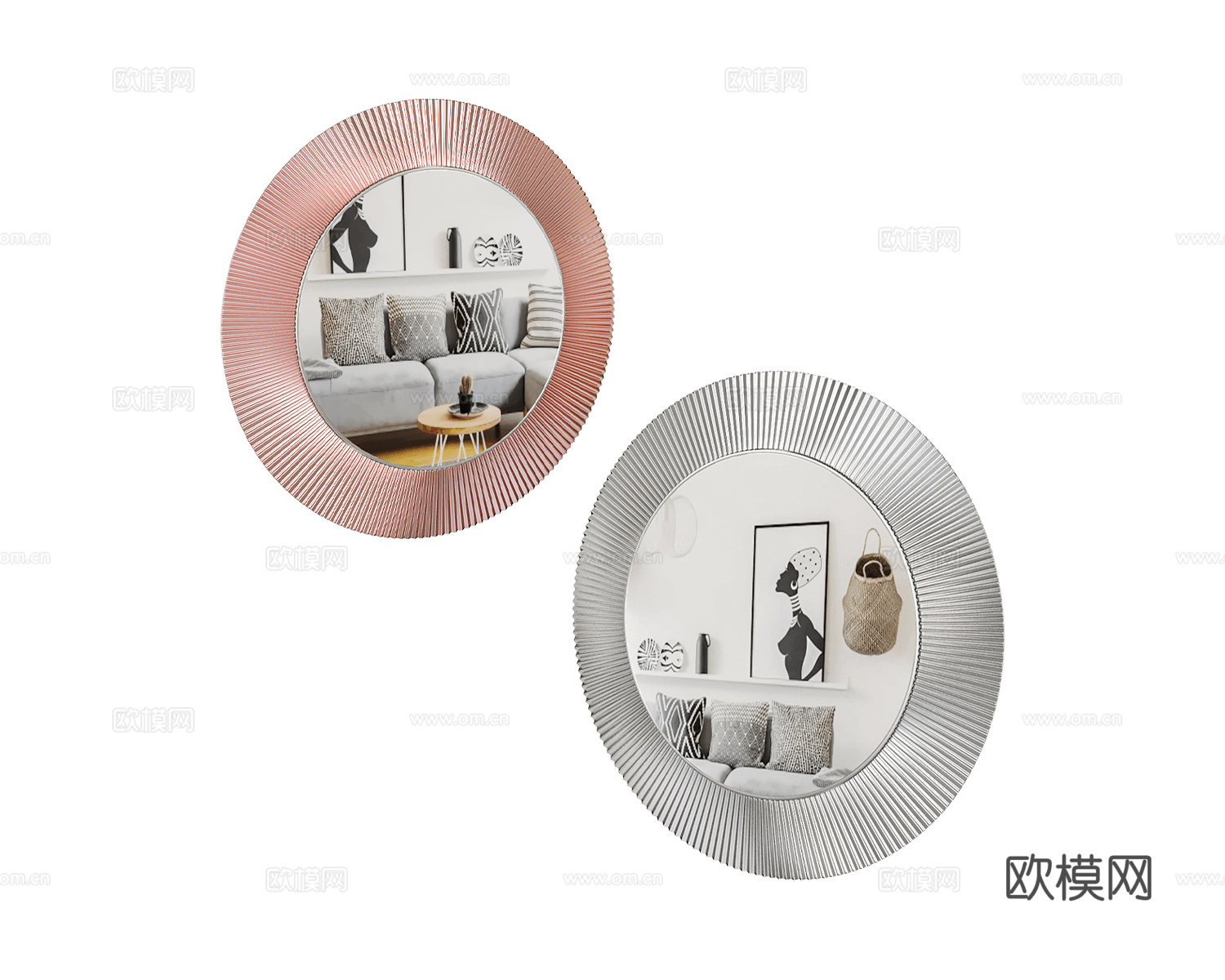 Kartell 镜子3d模型下载