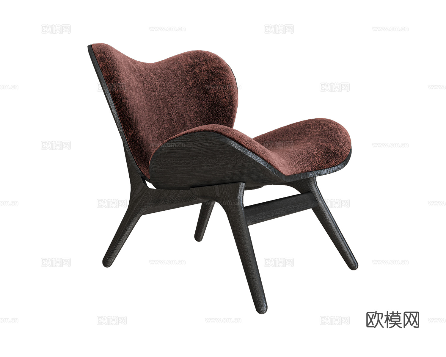 UMAGE 中古风休闲椅3d模型下载（渲染图2）
