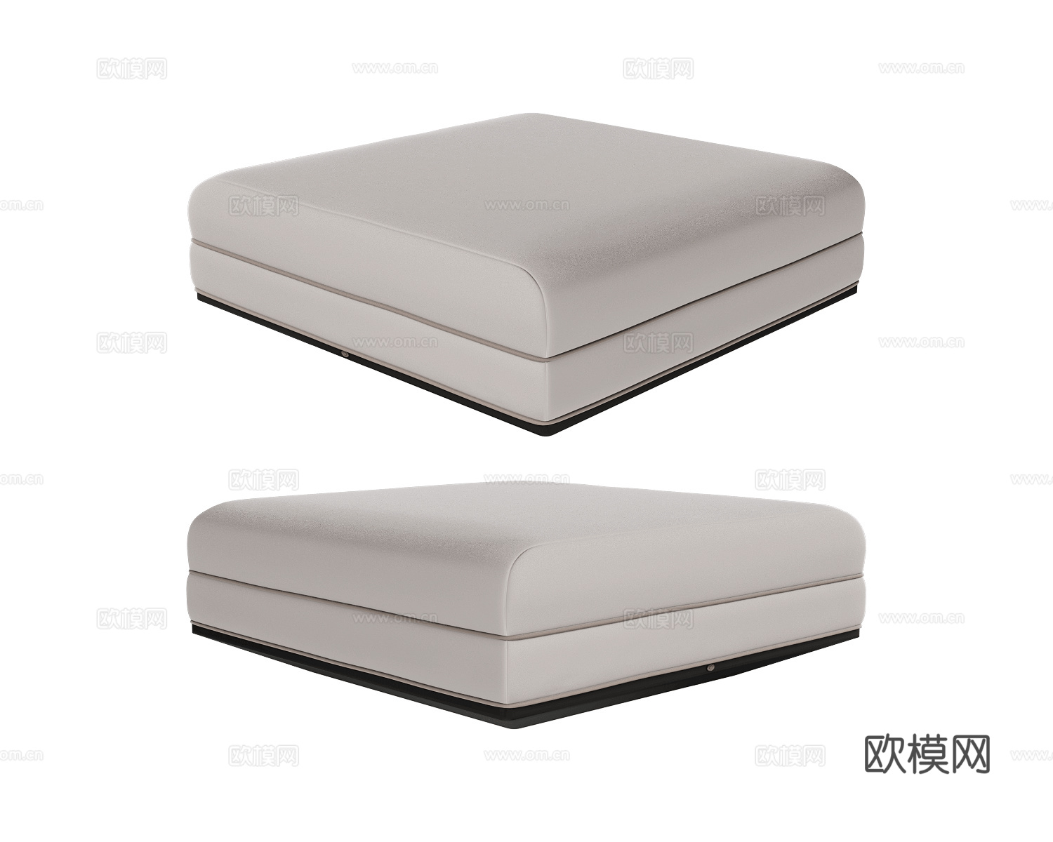 CPRN HOMOOD 意式沙发凳3d模型下载