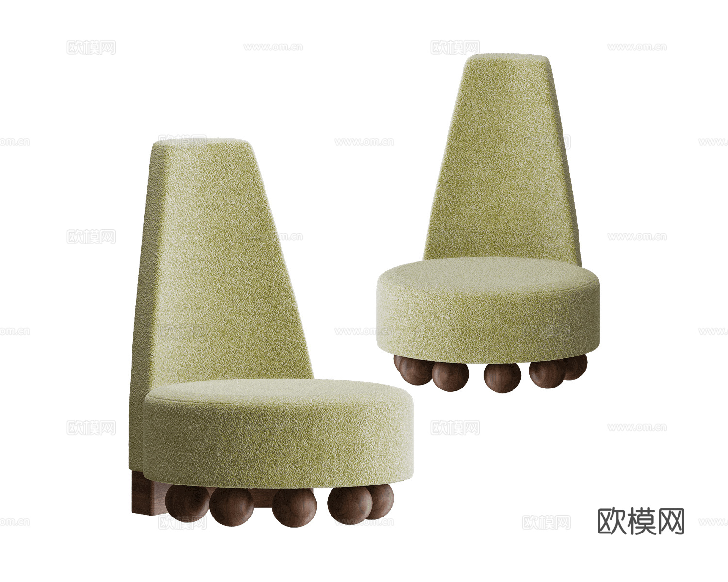 Modenature 单人沙发3d模型下载