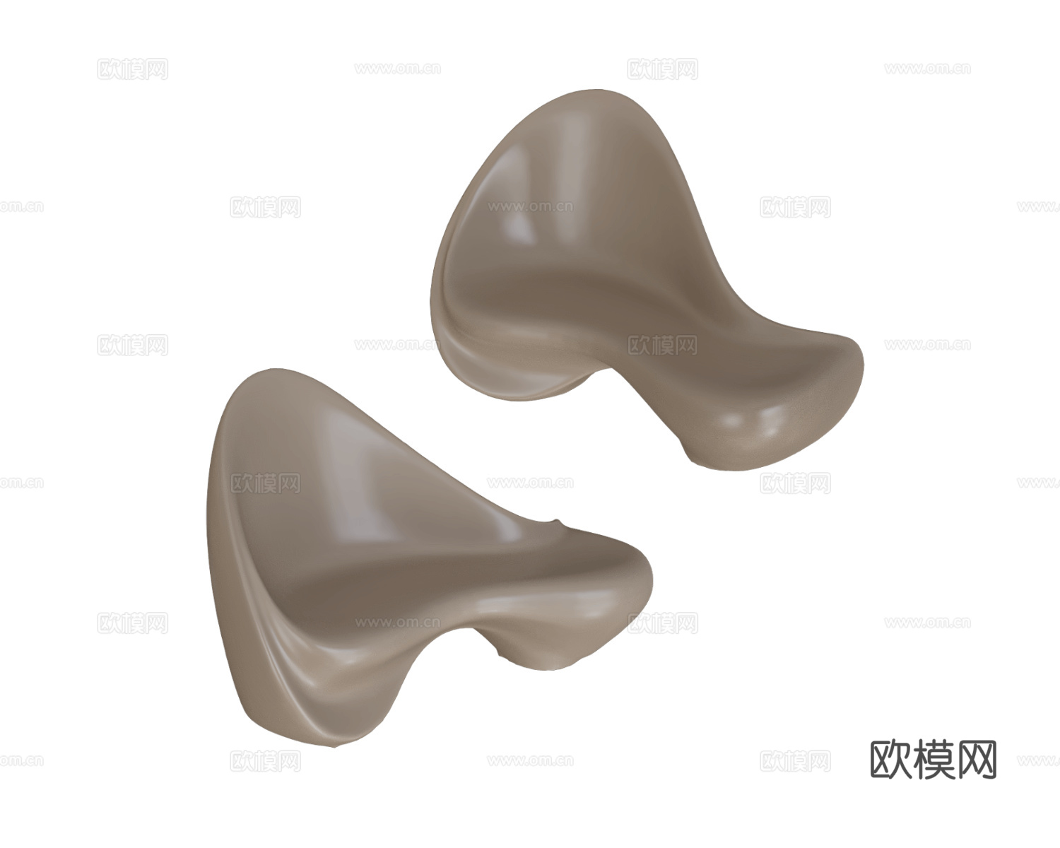 Serralunga 异形沙发3d模型下载