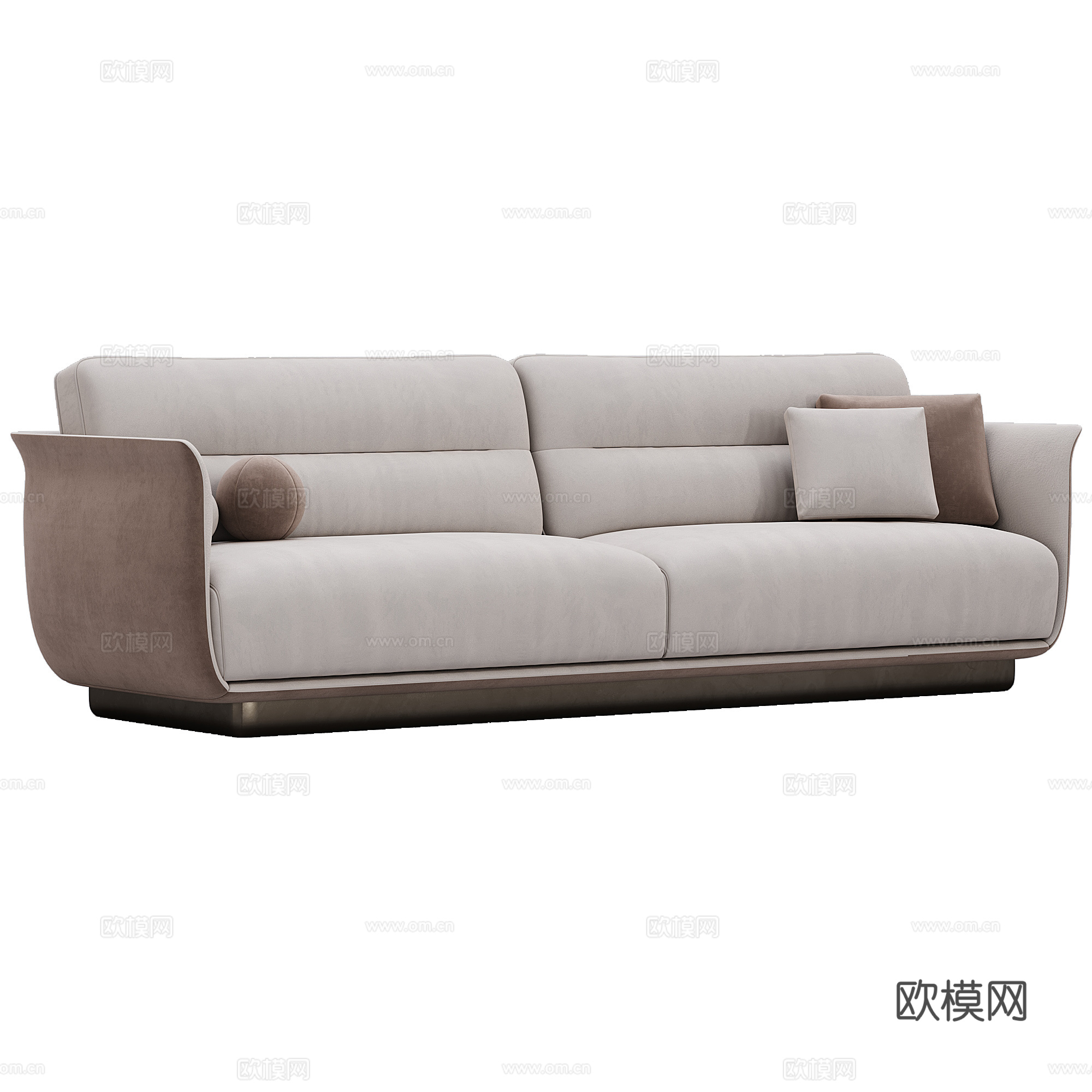 Capital Collection现代沙发 双人沙发 单人3d模型下载（渲染图5）