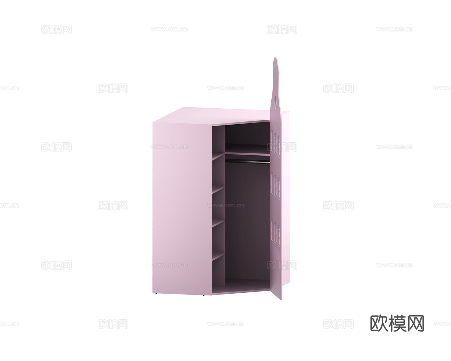 Sufix 美式儿童斗柜3d模型下载（渲染图1）