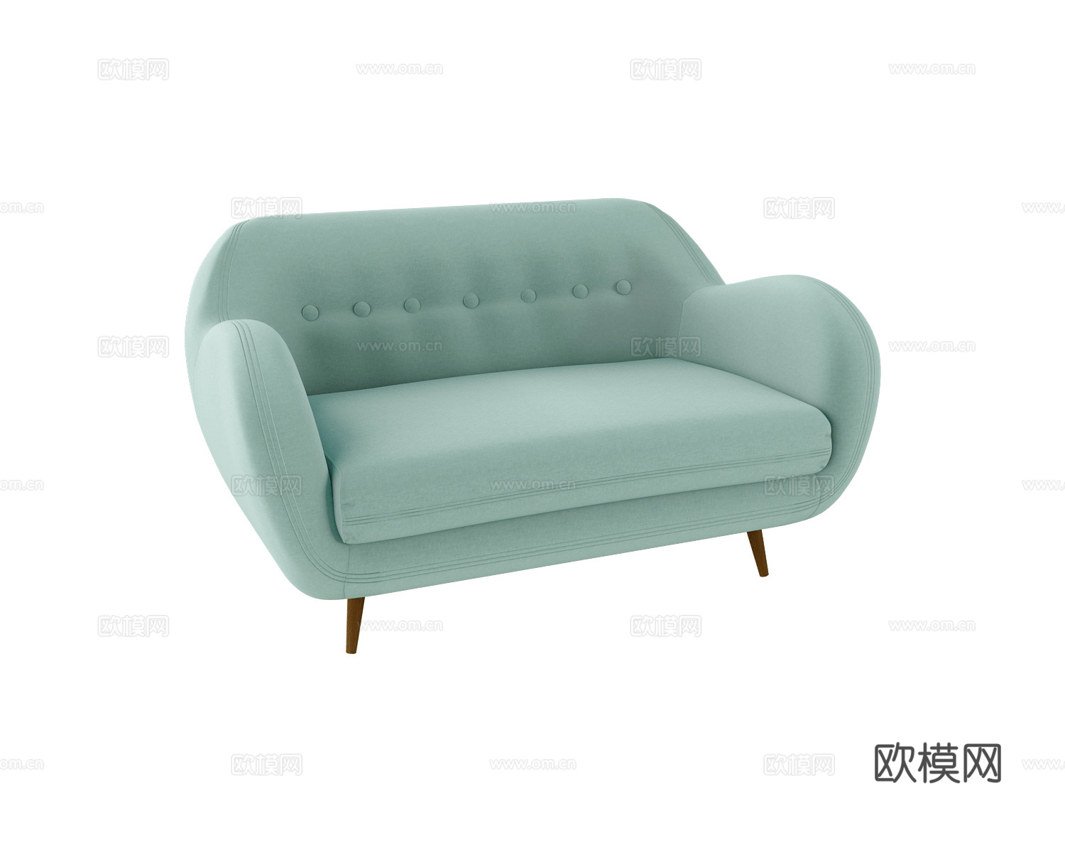 Scandicsofa 双人沙发3d模型下载