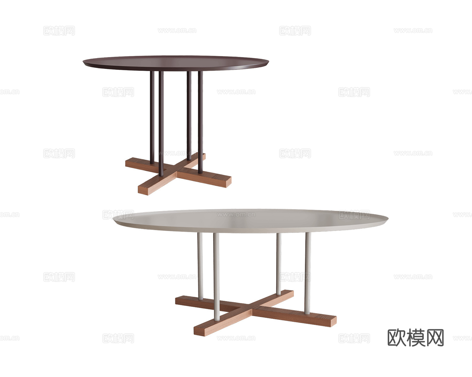 B&T Design 意式茶几3d模型下载