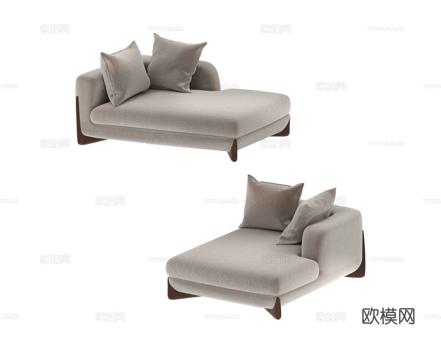 Porada 单人沙发3d模型下载