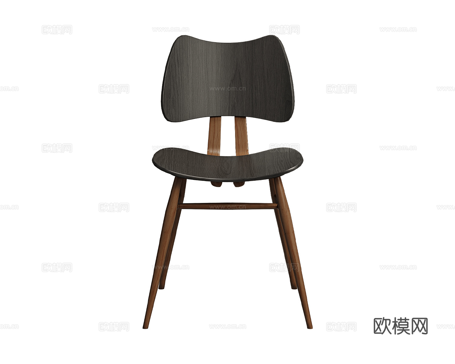 L.Ercolani 中古风餐椅3d模型下载（渲染图1）