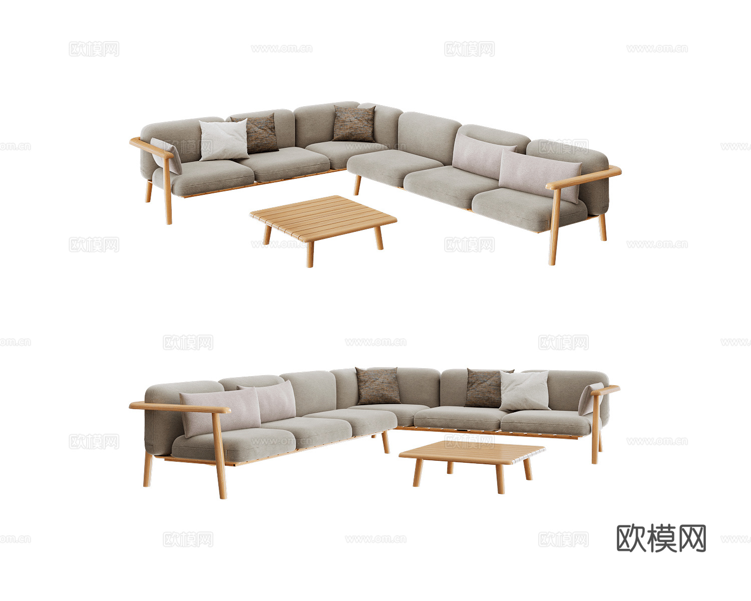 Royal Botania 转角沙发 组合沙发3d模型下载