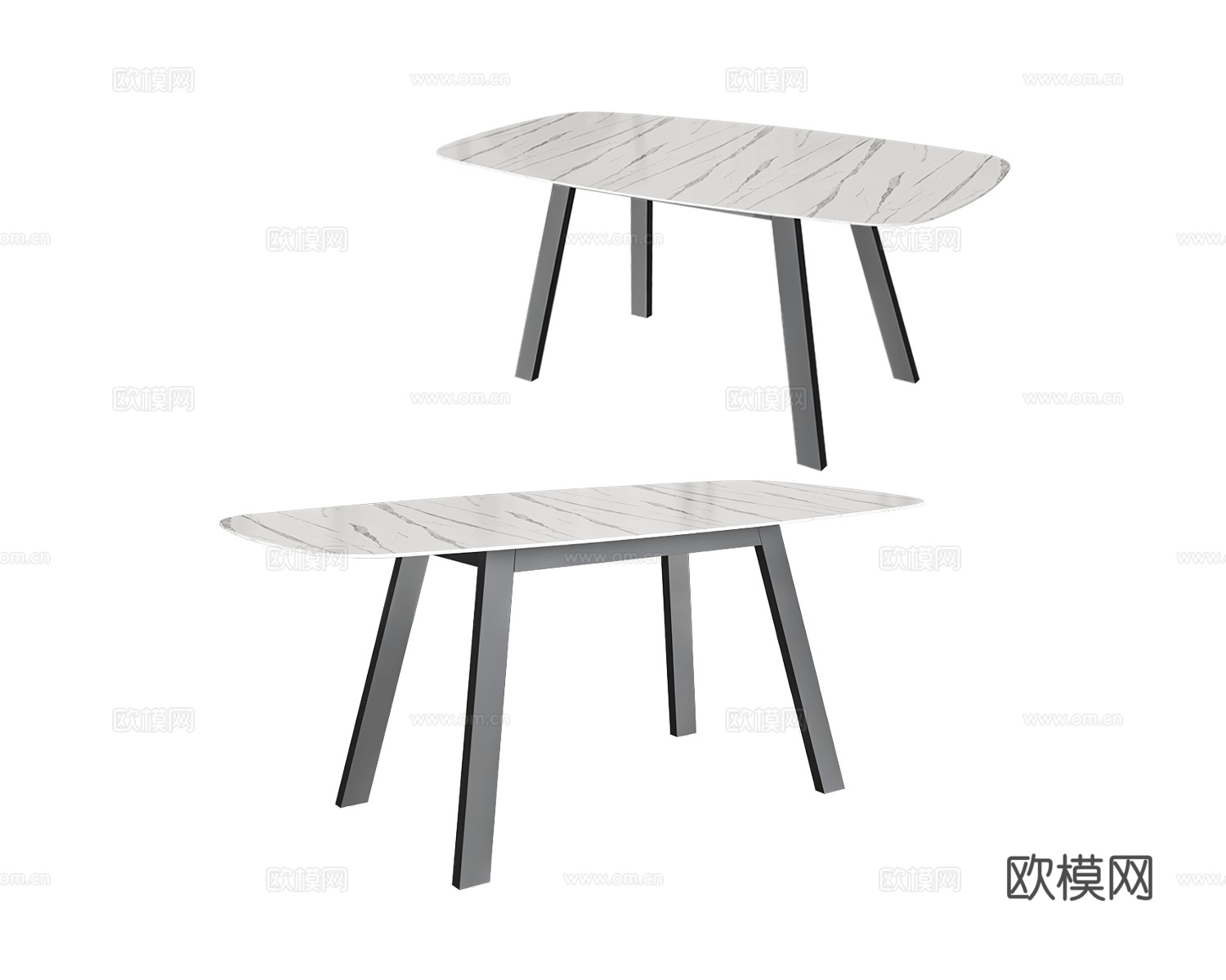 B&T Design 意式餐桌3d模型下载