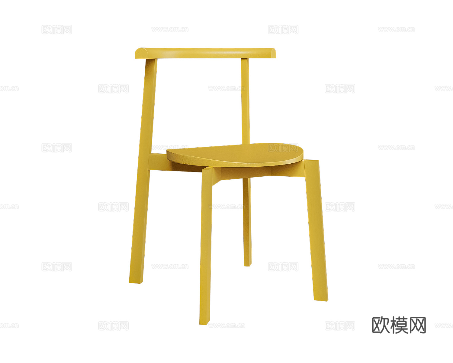 SIJU 餐椅3d模型下载（渲染图1）