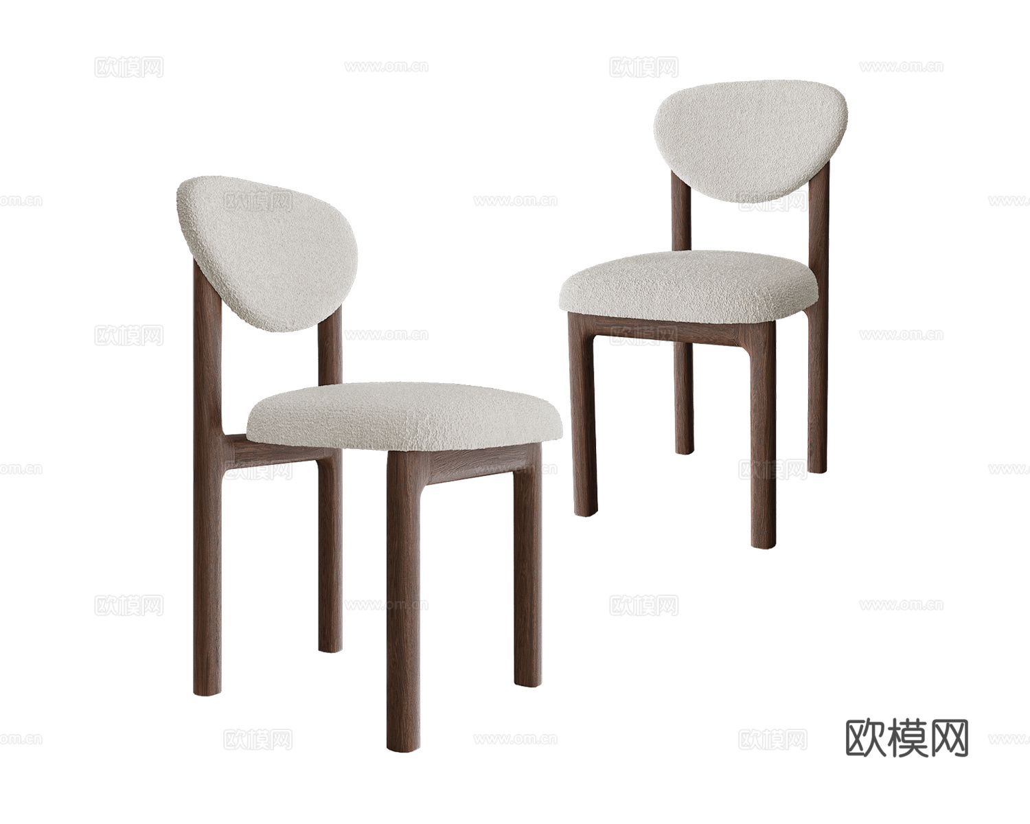 Partisan 中古风餐椅3d模型下载