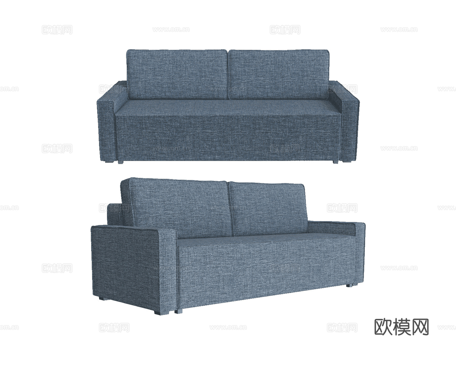 Scandicsofa 双人沙发3d模型下载