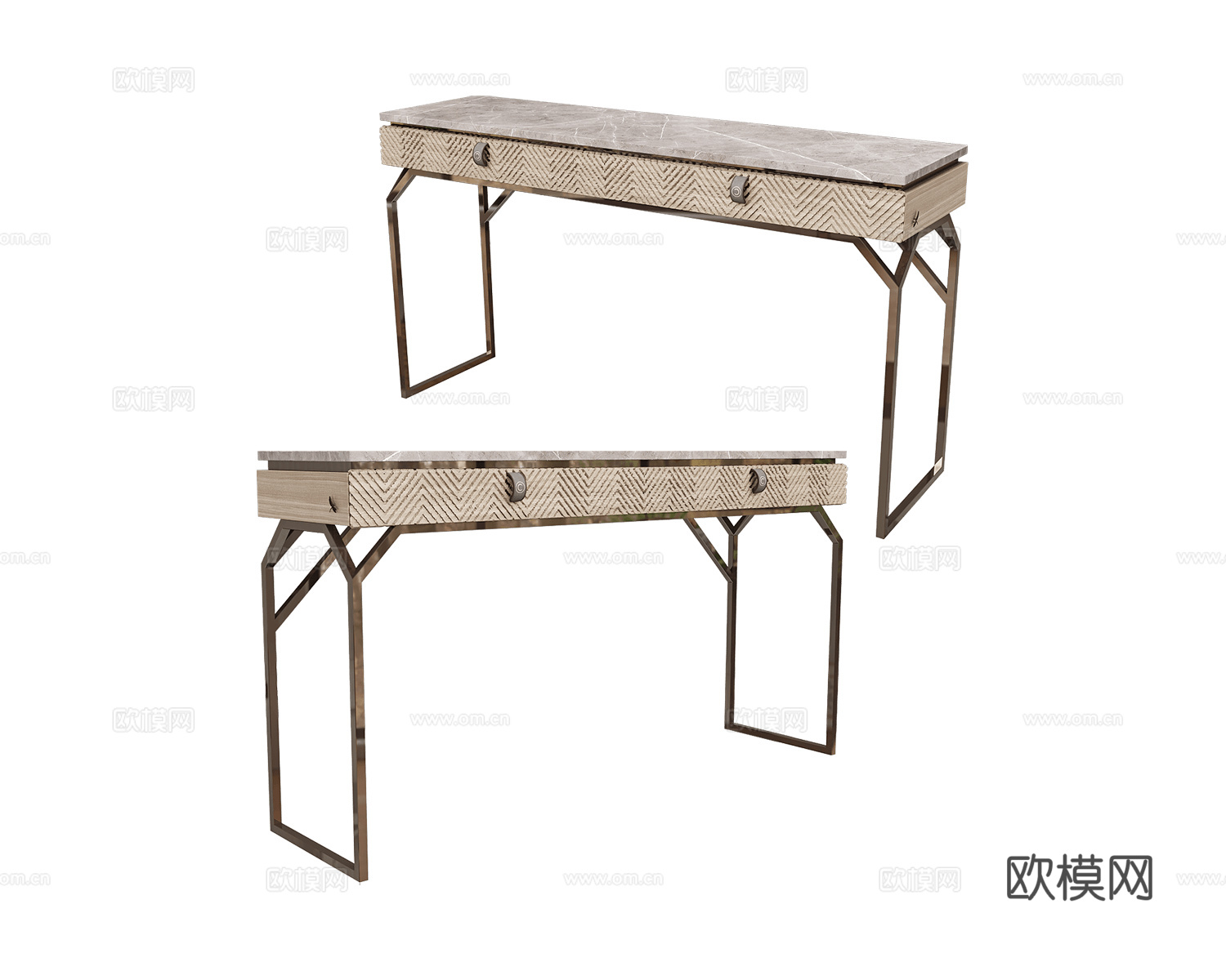 CPRN HOMOOD 中古风梳妆台3d模型下载