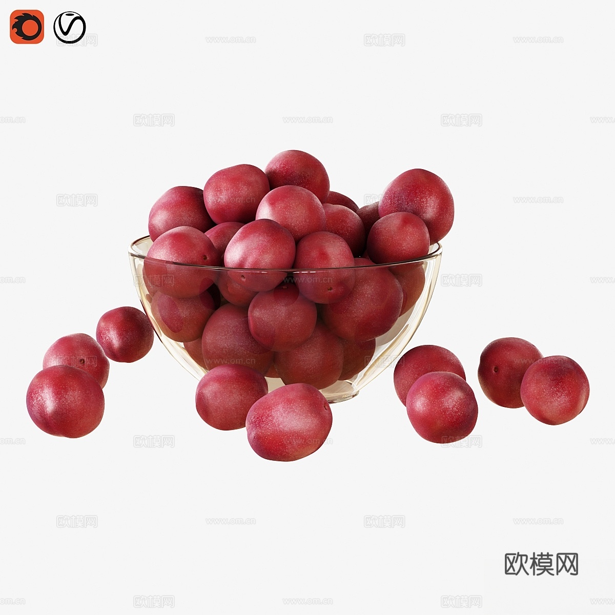 红梅插花3d模型下载