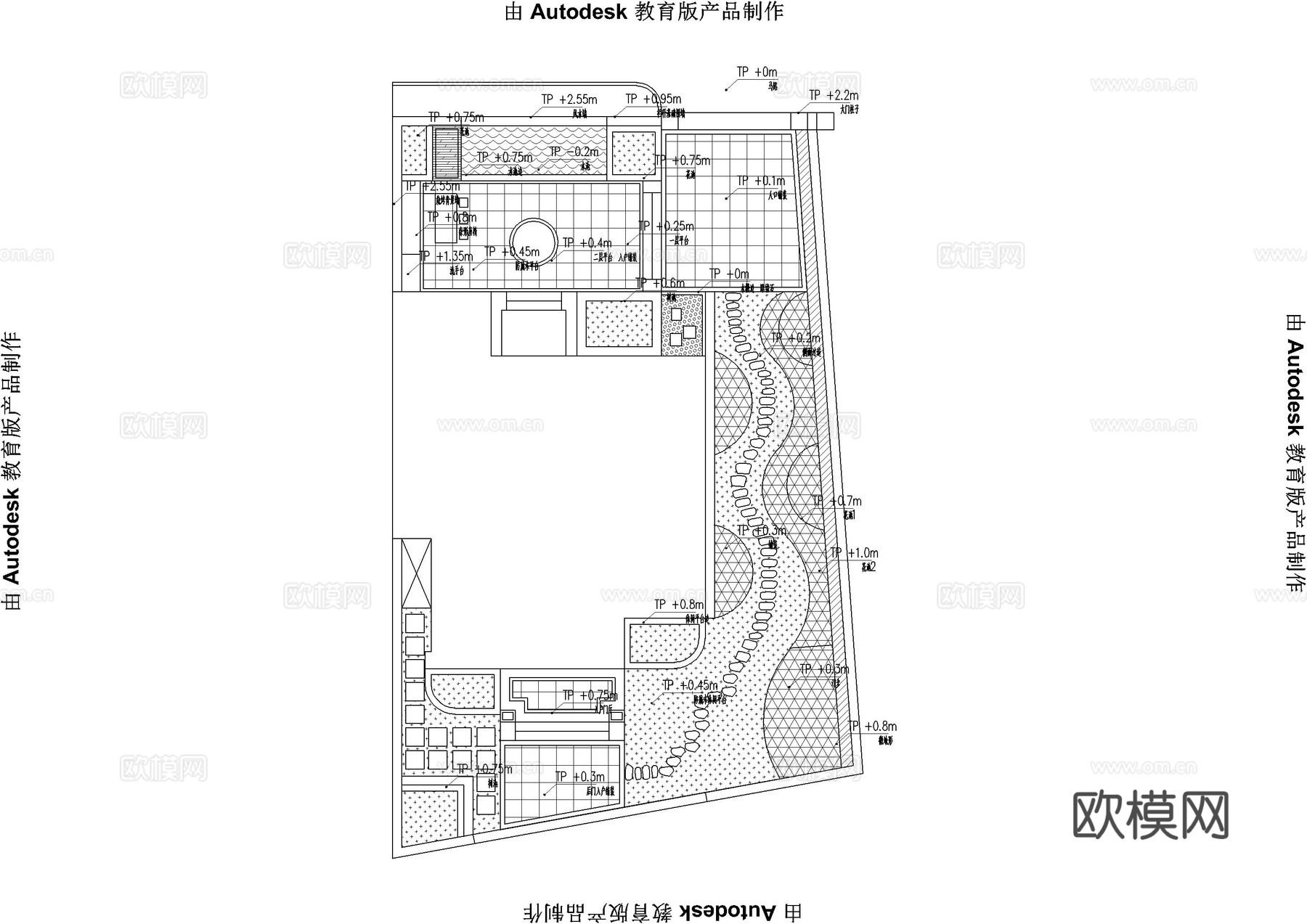 景观庭院CAD施工图cad施工图